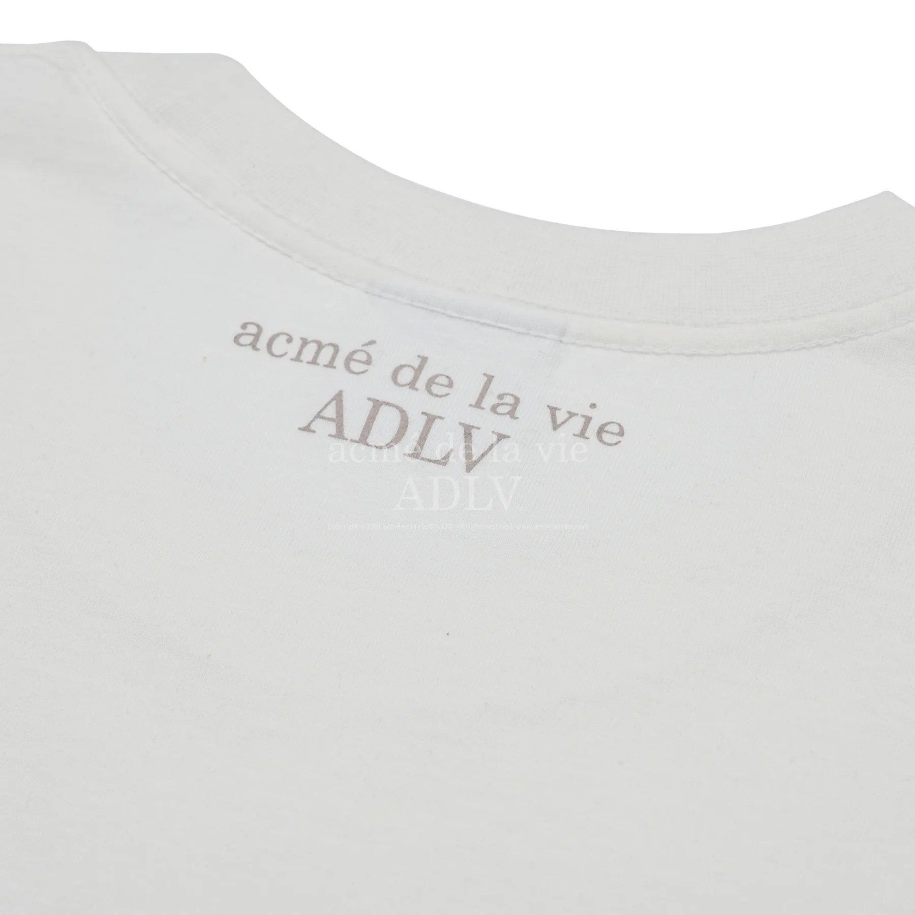 1865 - Áo ADLV Fuzzy Rabbit Trắng ADLV-23SS-SSBKZR-CRM Acmé de la vie [HÀNG CHÍNH HÃNG]