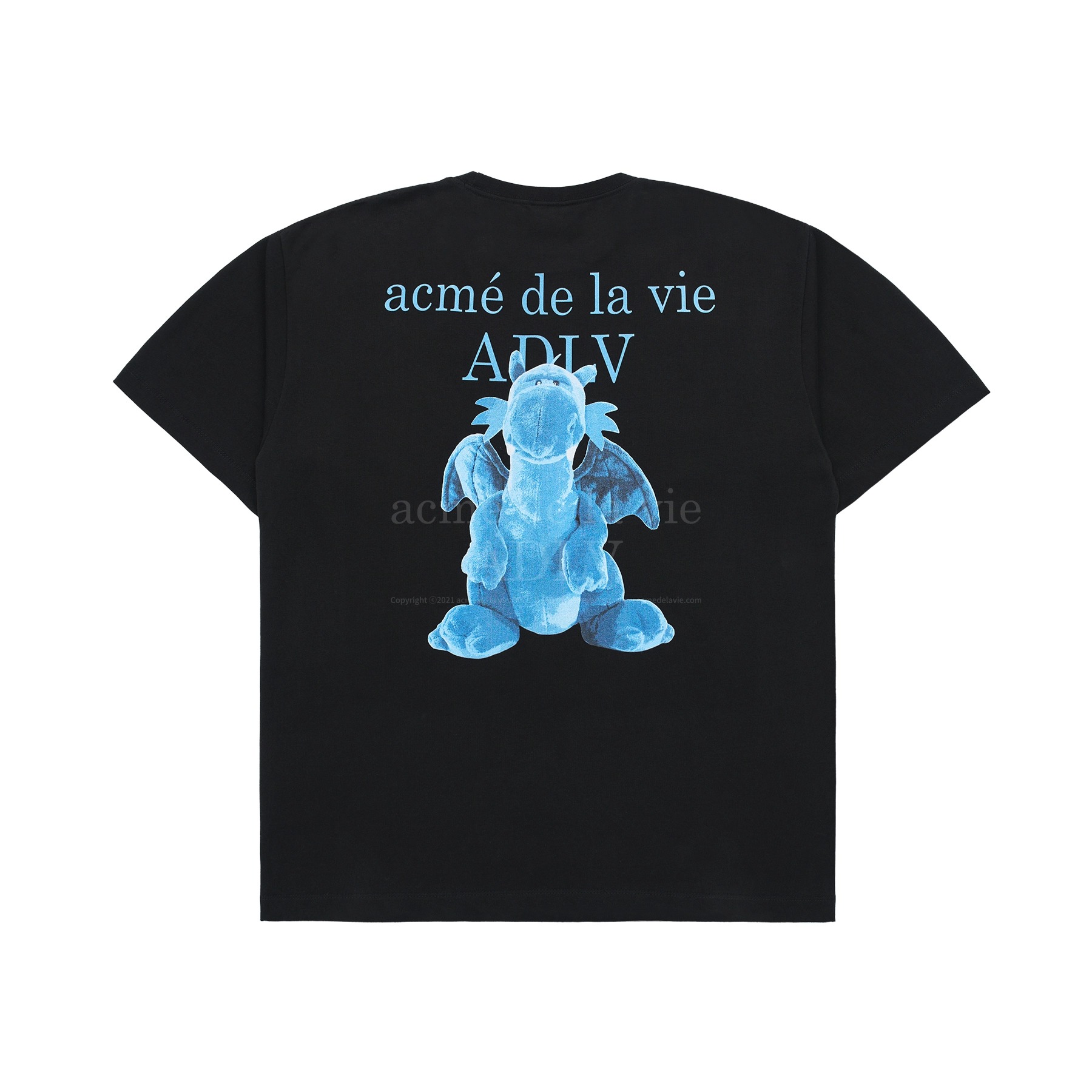 659 -  Áo ADLV Fuzzy Dragon Artwork 2024 - Rồng Đen - Đen - Code ADLV 24SS SSAFDG BLK [HÀNG CHÍNH HÃNG]
