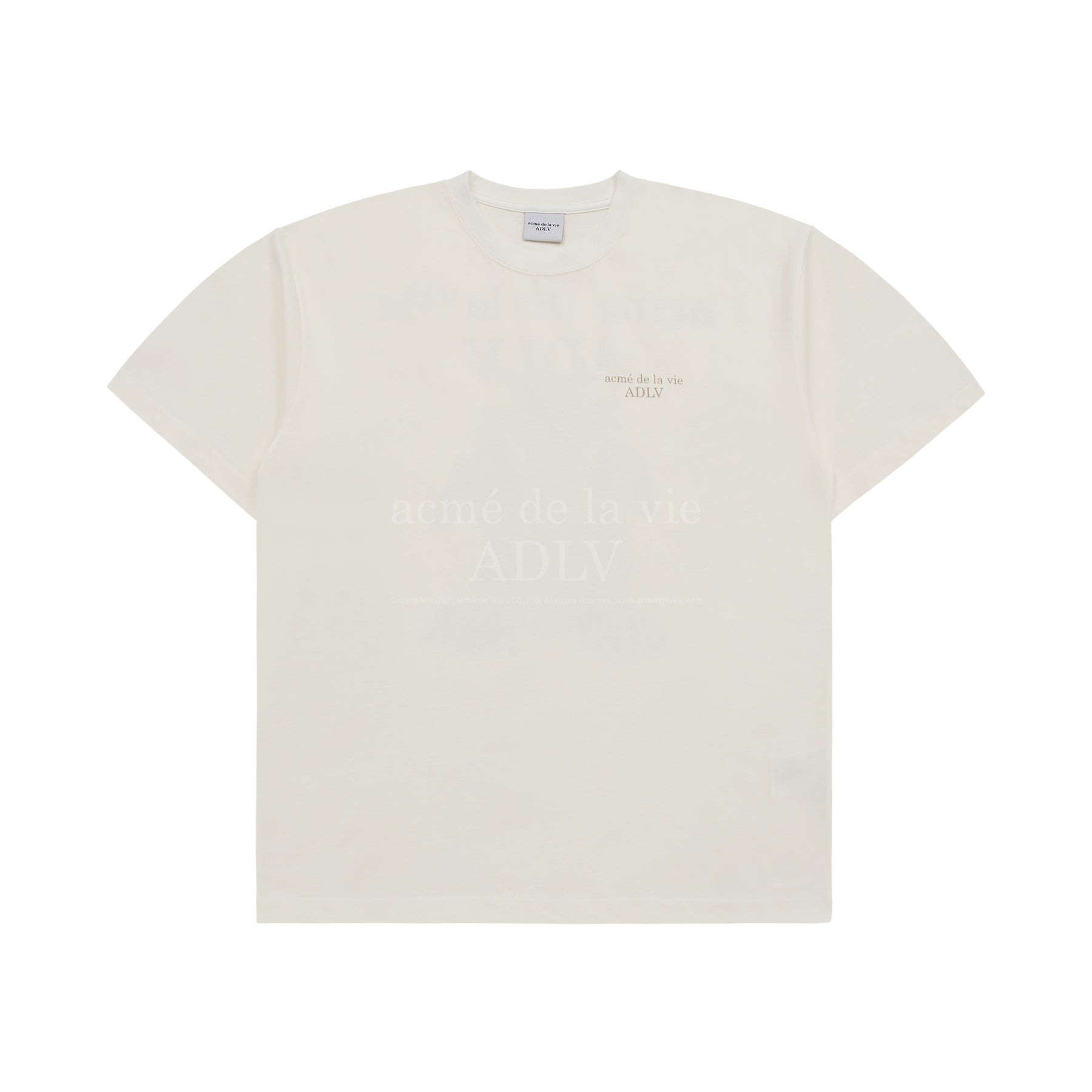 655 -  Áo ADLV Fuzzy Dragon Artwork 2024 - Rồng Trắng - Trắng Sữa - Code ADLV 24SS SSAFDG CRM [HÀNG CHÍNH HÃNG]