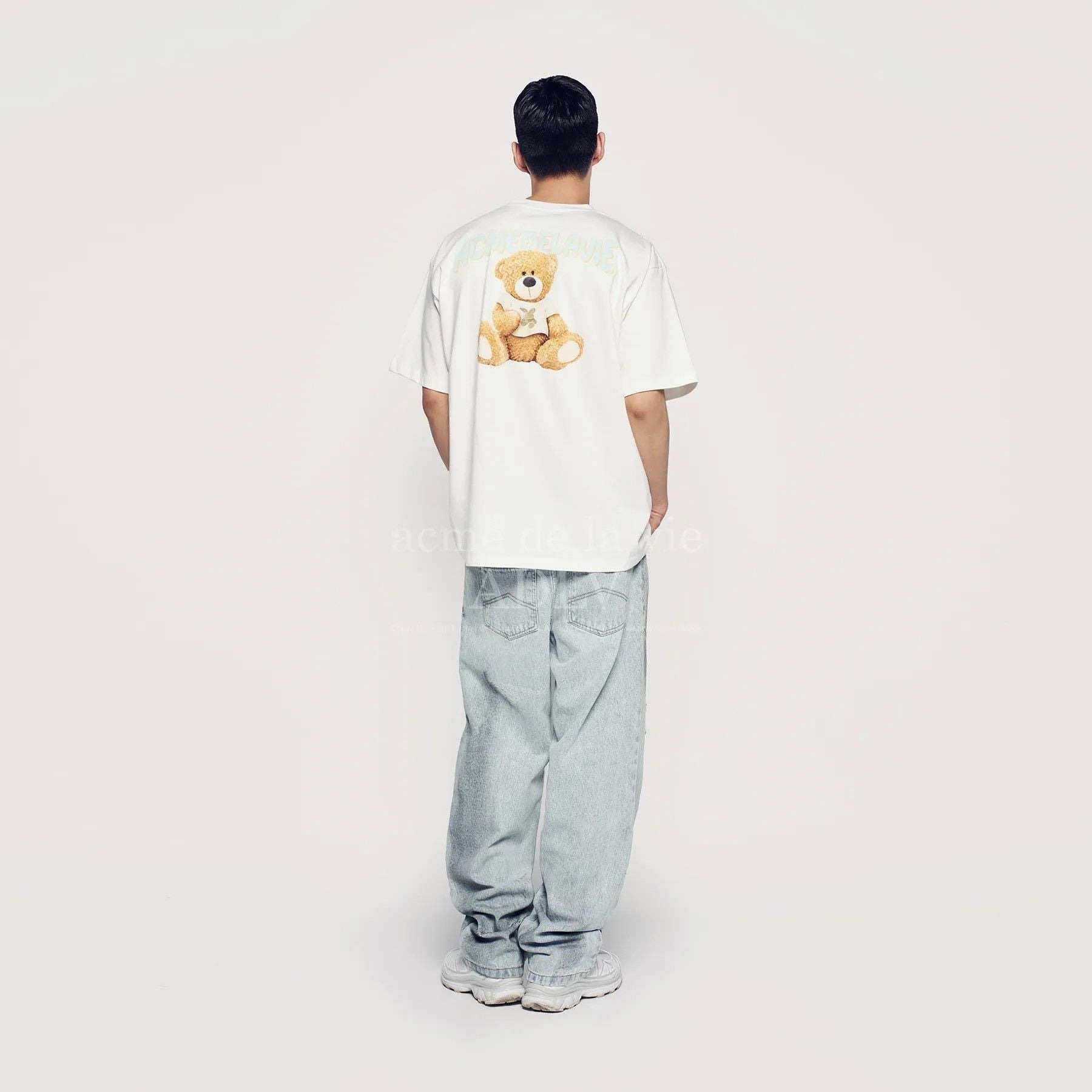 2634 - Áo ADLV Rabbit Bear Cream Acmé de la vie  ADLV-24SS-SSARTB-CRM [HÀNG CHÍNH HÃNG]