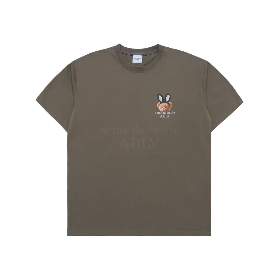 2193 - Áo ADLV Fuzzy Font Rabbit Bear Doll Caco Acmé de la vie ADLV-24SS-SSLRBR-CCA [HÀNG CHÍNH HÃNG]