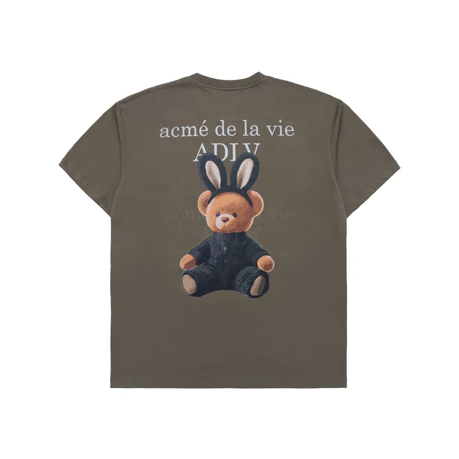 2193 - Áo ADLV Fuzzy Font Rabbit Bear Doll Caco Acmé de la vie ADLV-24SS-SSLRBR-CCA [HÀNG CHÍNH HÃNG]