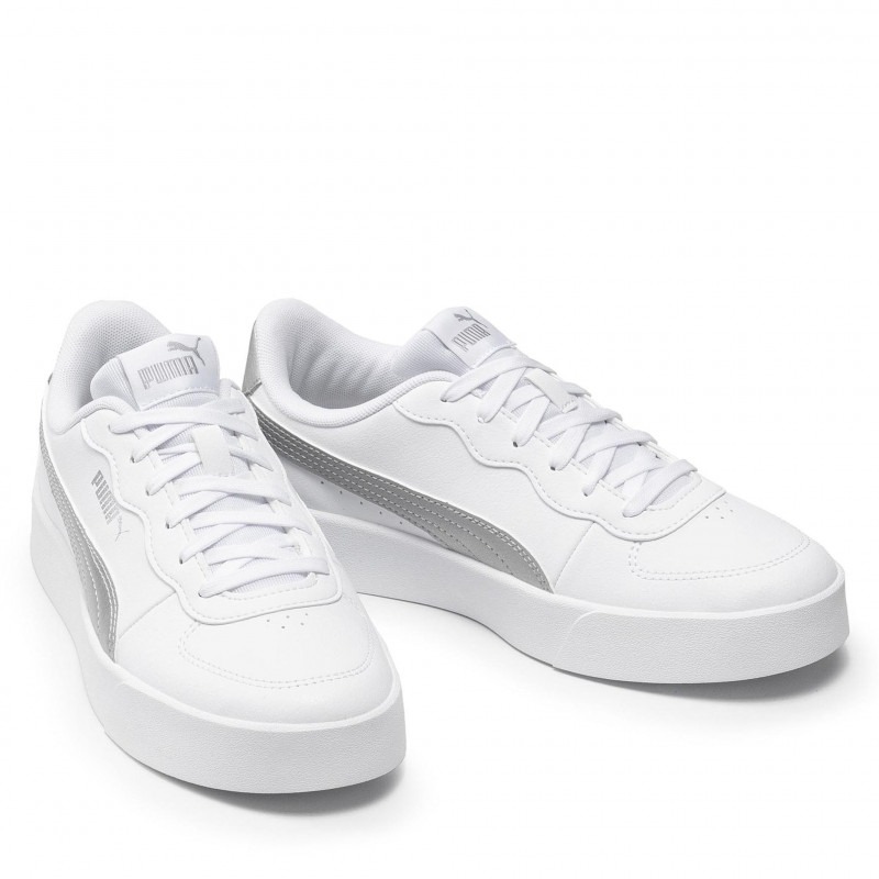 1550 - Giày Puma Skye Clean Metallic Fs Trắng Bạc 381106 02 [CHÍNH HÃNG]