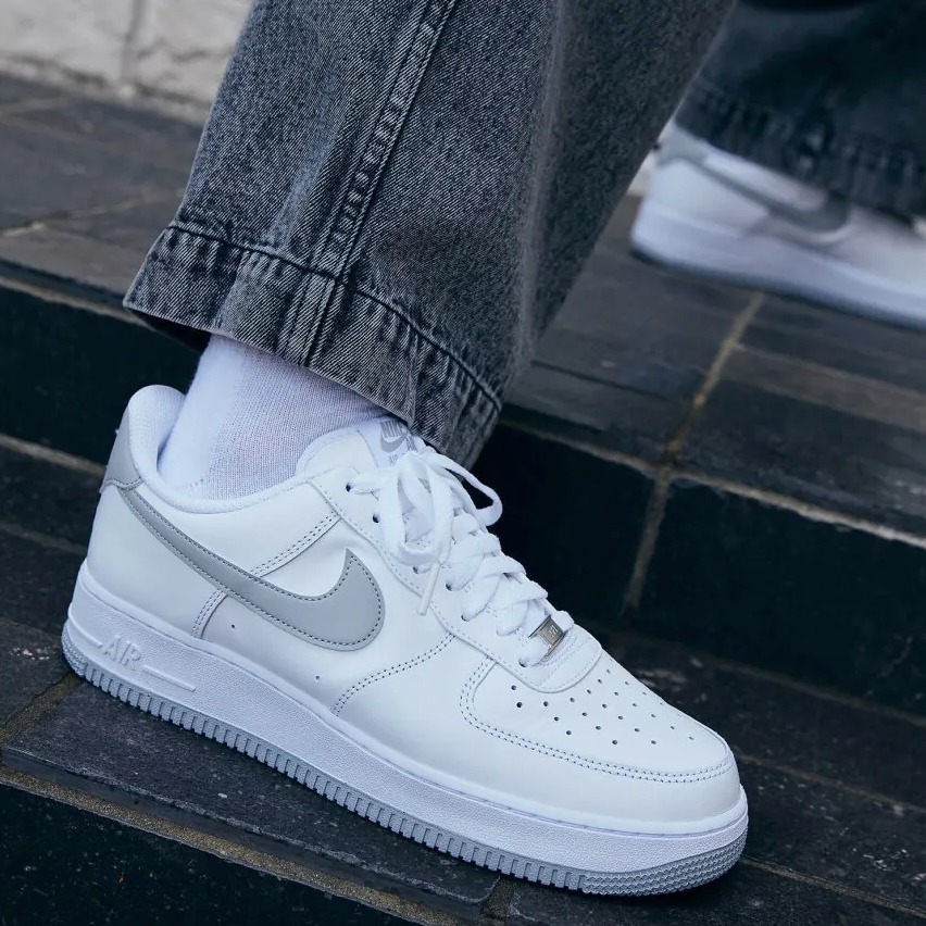 755 -  Giày Nike Air Force 1 White Light Smoke Grey FJ4146 100  [HÀNG CHÍNH HÃNG]