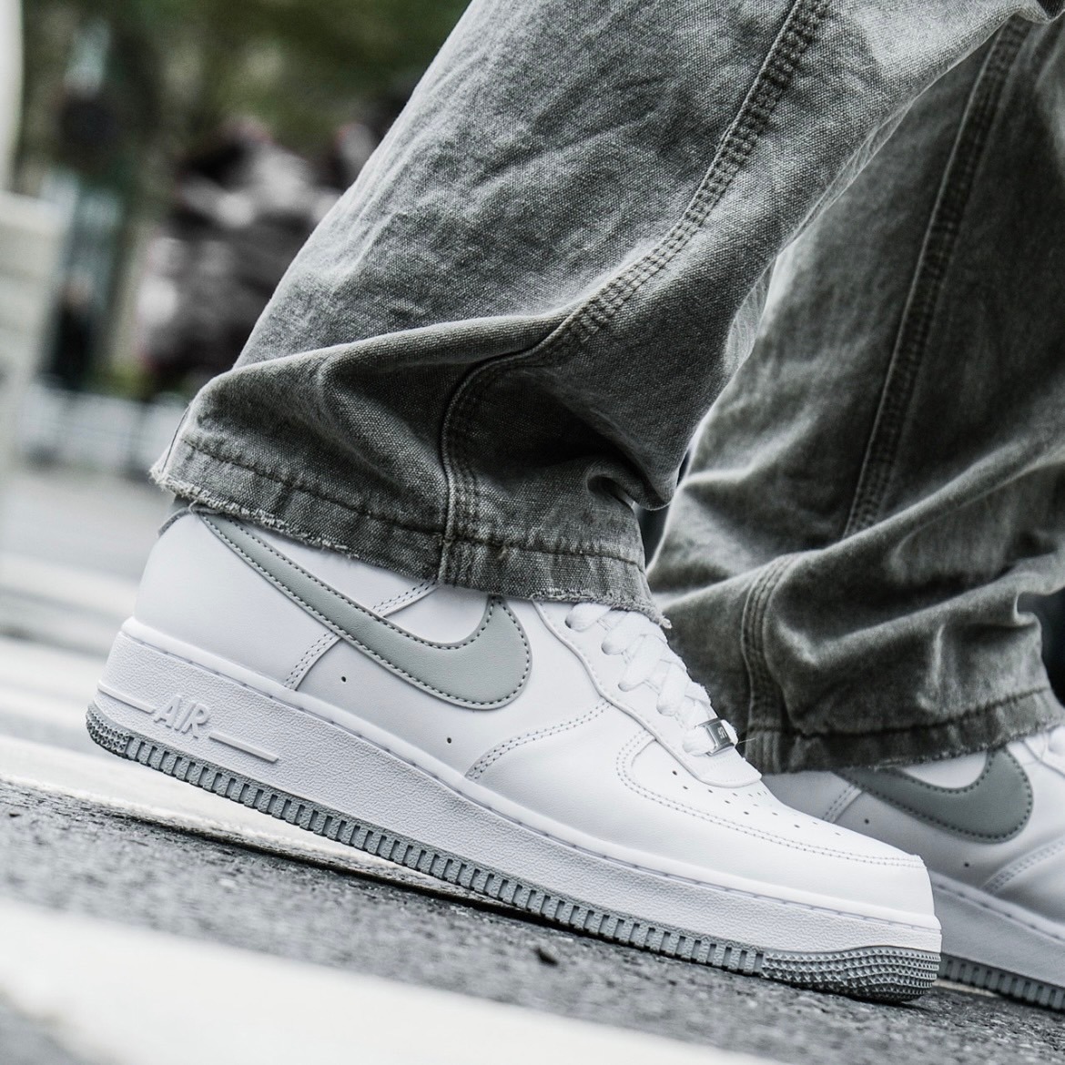 755 -  Giày Nike Air Force 1 White Light Smoke Grey FJ4146 100  [HÀNG CHÍNH HÃNG]