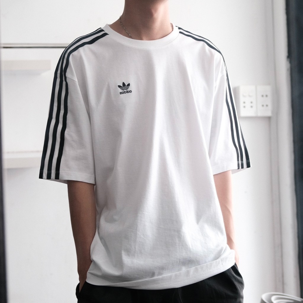 2638 - Áo Adidas T-Shirt Oversize White H37796 [HÀNG CHÍNH HÃNG]