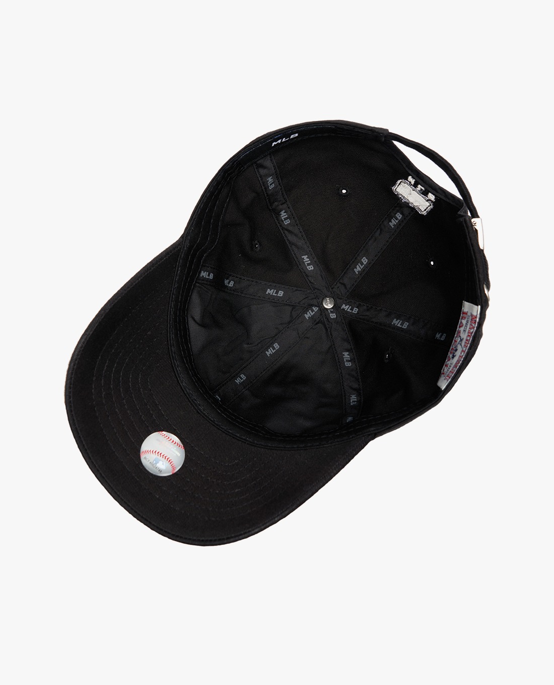 417 -  Nón MLB Unstructured Ball cap - Đen - LA Trắng To [HÀNG CHÍNH HÃNG]