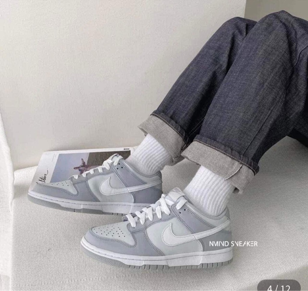303 -  Giày Nike Dunk Low Two Tone Grey (GS) <DH9765-001> [HÀNG CHÍNH HÃNG]