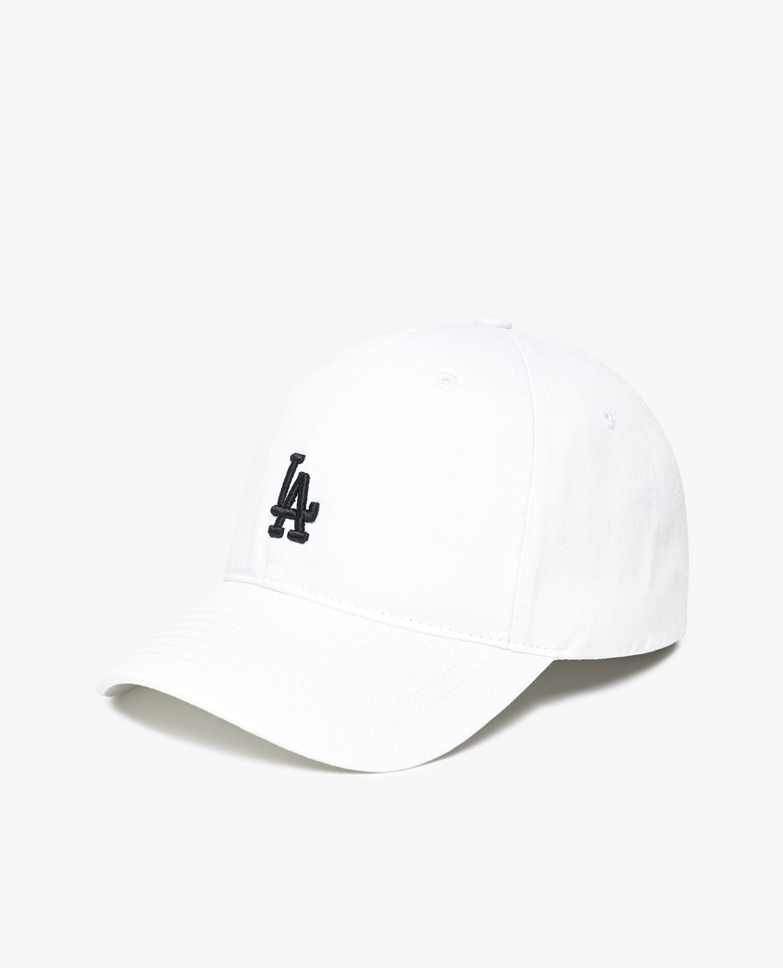 411 -  Nón MLB Unstructured Ball cap - Trắng - LA Đen Nhỏ [HÀNG CHÍNH HÃNG]