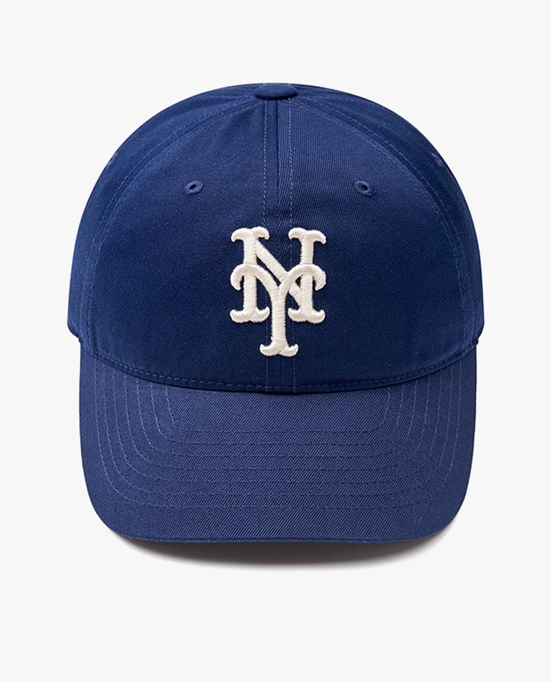 429 -  Nón MLB Unstructured Ball cap - Xanh Navy - Ny Trắng [HÀNG CHÍNH HÃNG]