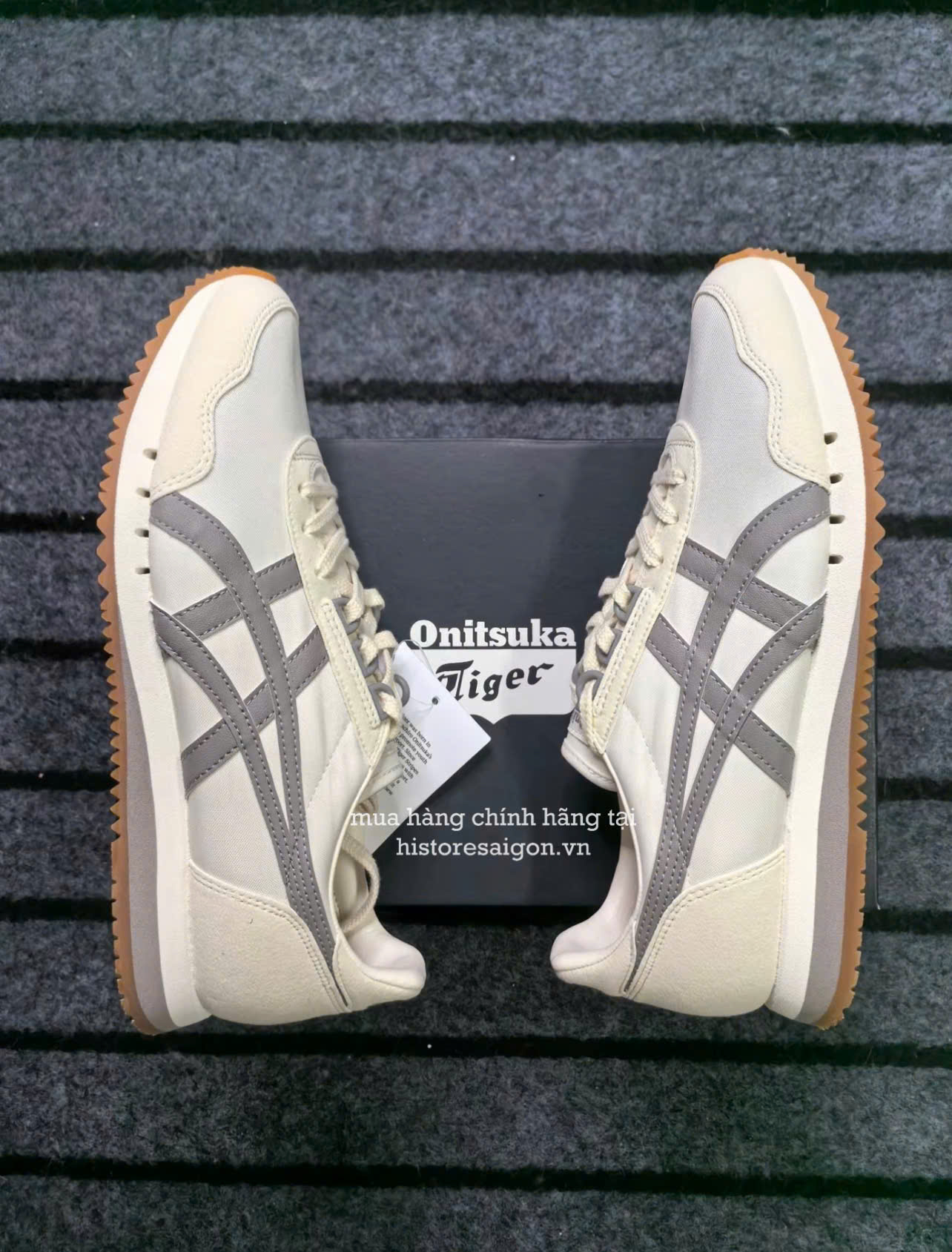 2129 - Giày Onitsuka Tiger Dualio Marathon White Grey 1183B545-202 [HÀNG CHÍNH HÃNG]