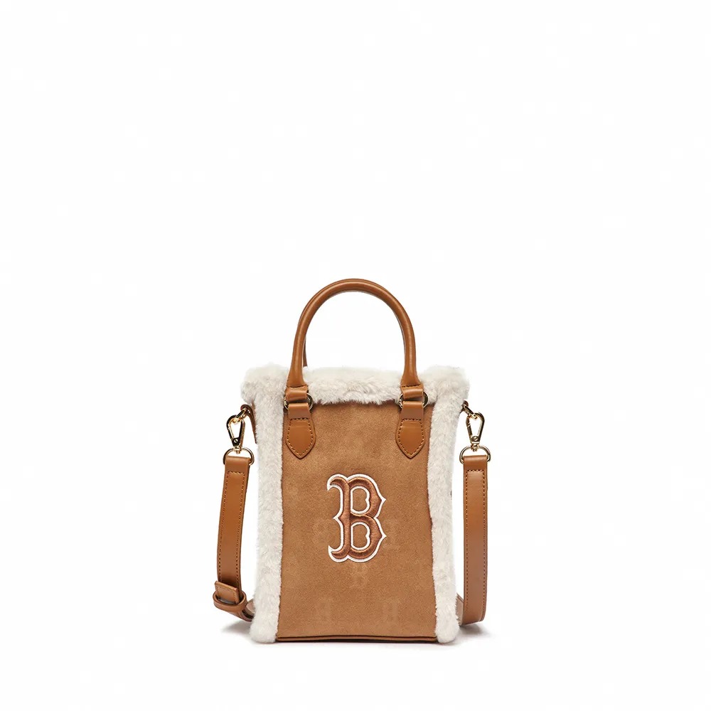 894 -  Túi MLB Monogram Mustang Cross Bag Boston - Brown - Đeo Chéo - Code 7ACRM0436-43CAS Màu Nâu [HÀNG CHÍNH HÃNG]