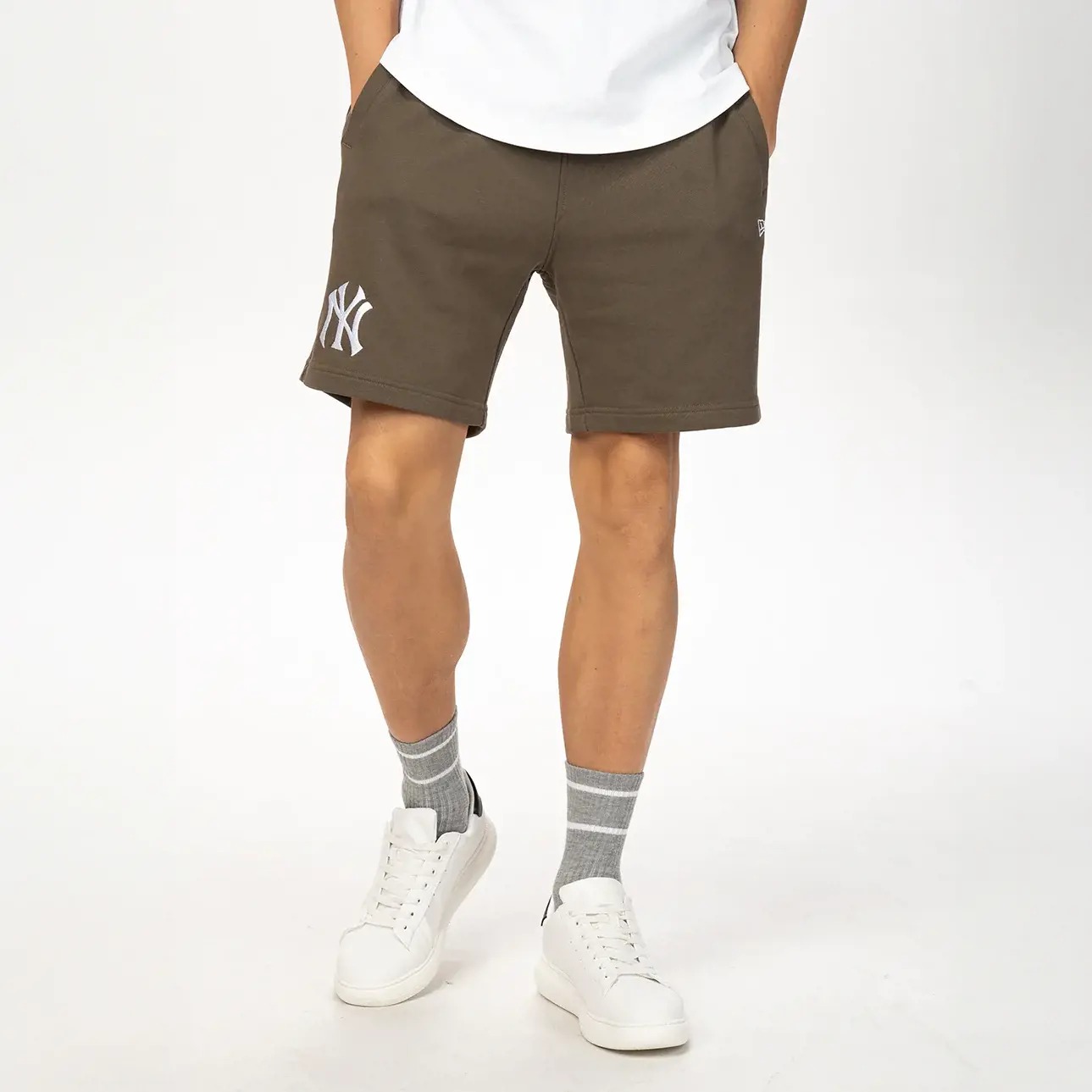 383 -  Quần Short New Era - NY - Xanh Moss - Code 13774829 [HÀNG CHÍNH HÃNG]
