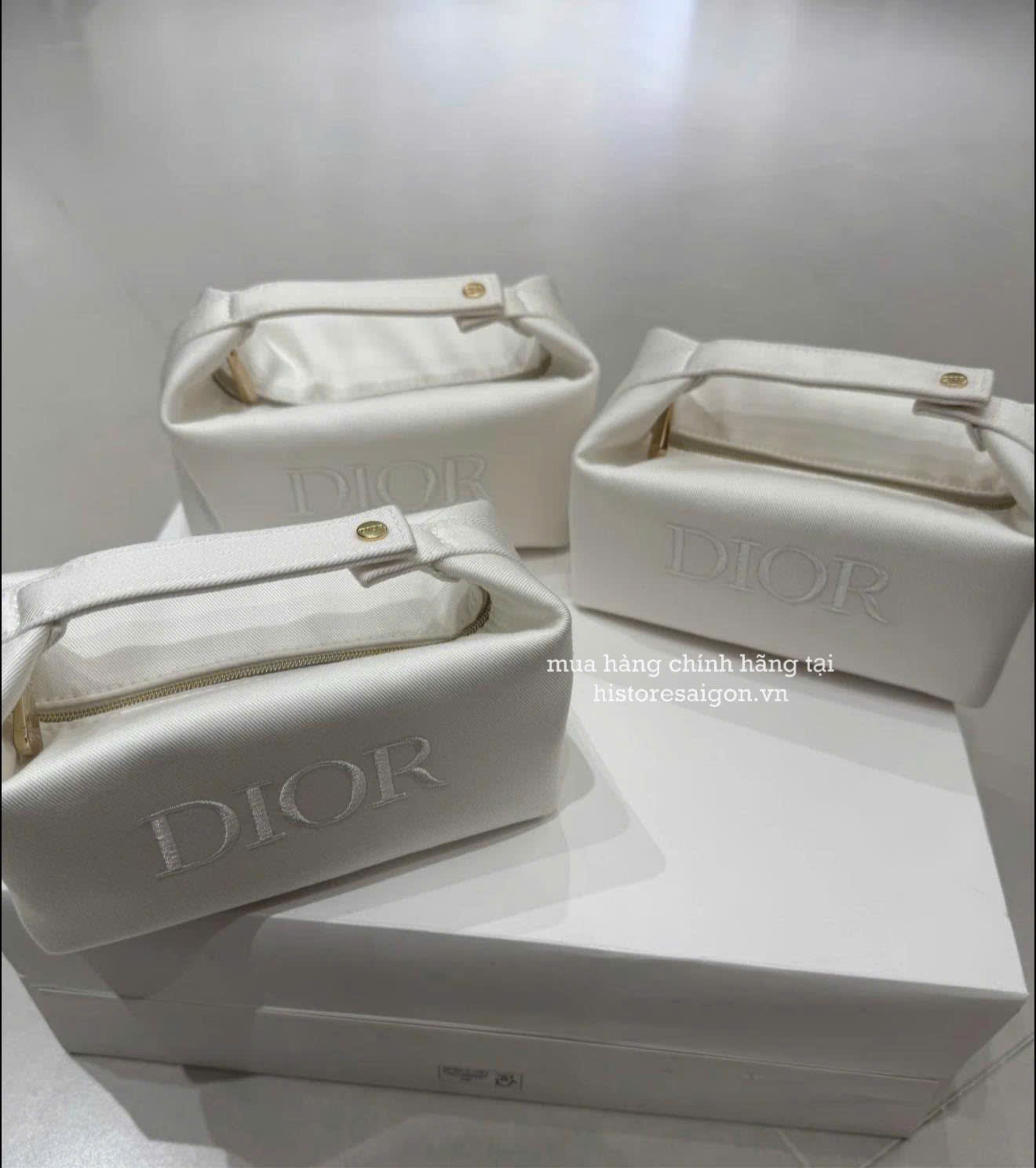 1781 - Dior Trousse Pouch - Túi Pouch Dior Gift Dior For VIP (Gift Hãng Tặng Khách VIP) [HÀNG CHÍNH HÃNG]
