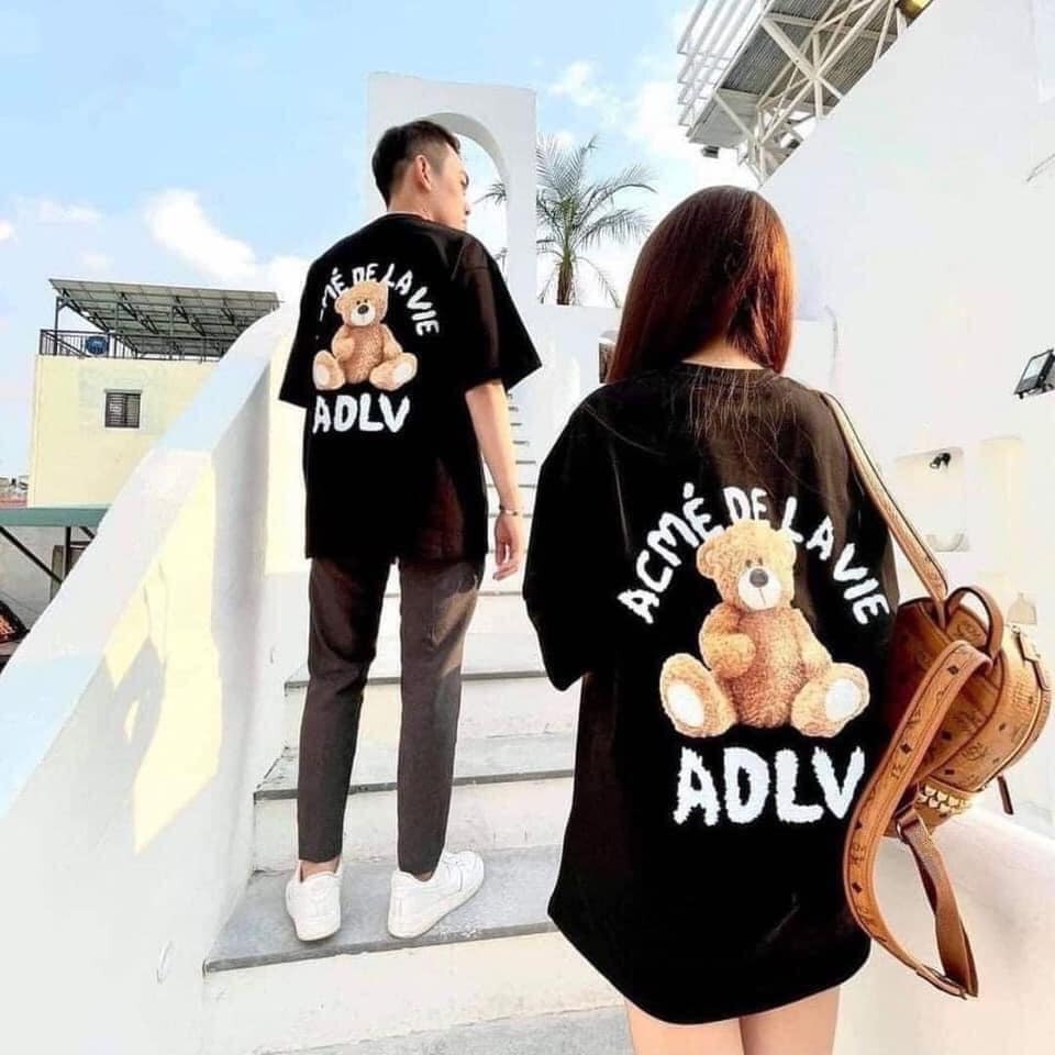 1857 - Áo ADLV Teddy Bear Doll Đen ADLV-21SS-SSADBK-TBD [HÀNG CHÍNH HÃNG]