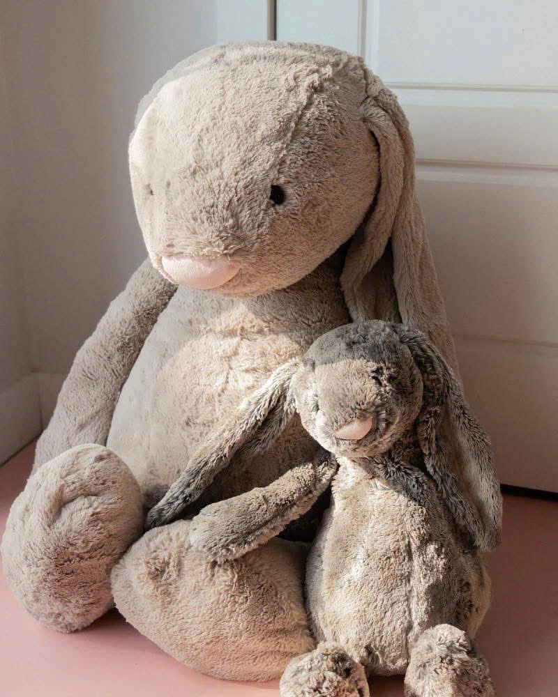 2259 - JellyCat Bunny Beige Bashful 36cm - Jellycat Bashful Bunny Beige Large 36cm [HÀNG CHÍNH HÃNG]