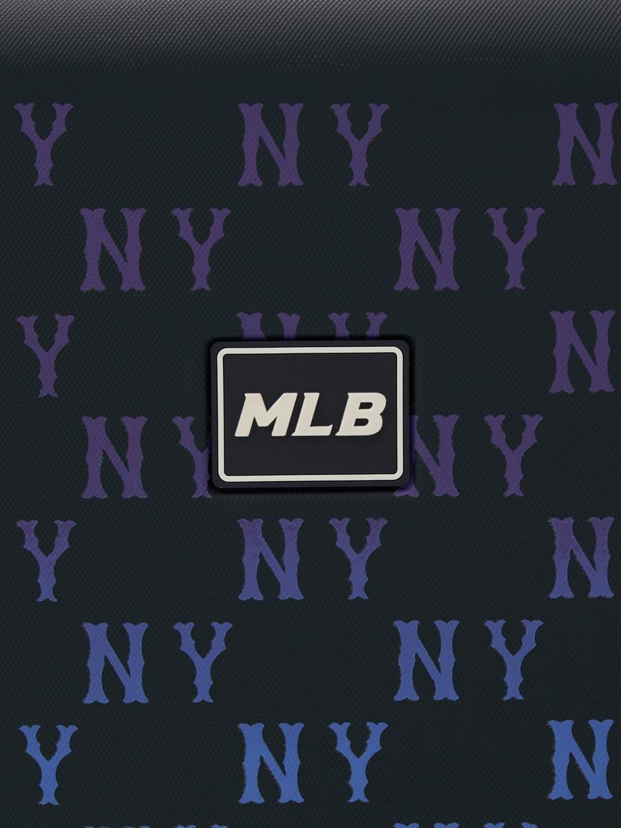 1010 -  Vali MLB NY Classic Monogram Monative - Size 22 Xách Tay - Đen - 3AHH0014N 50BKS [HÀNG CHÍNH HÃNG]