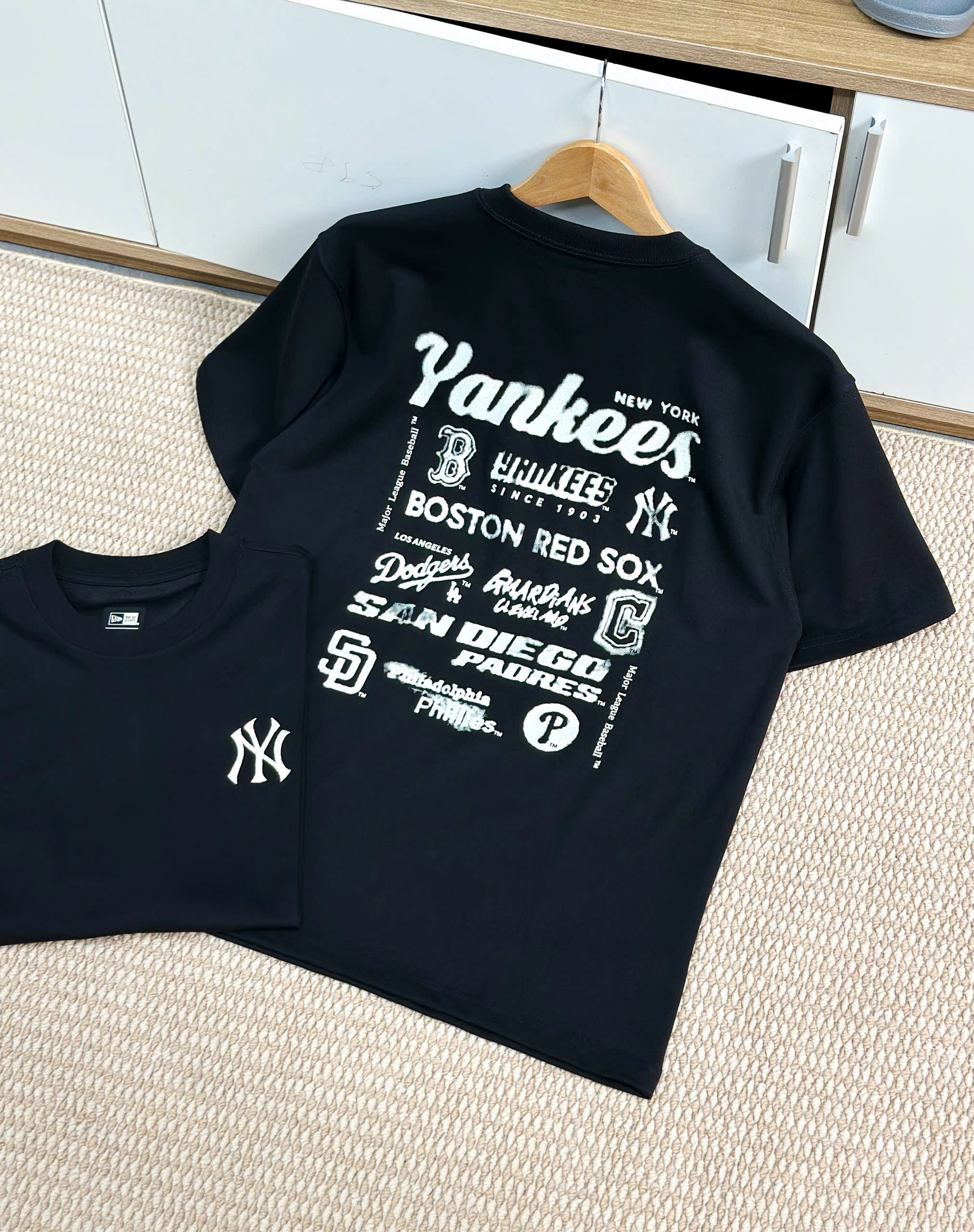 2251 - Áo New Era All Clubs Đen [HÀNG CHÍNH HÃNG]