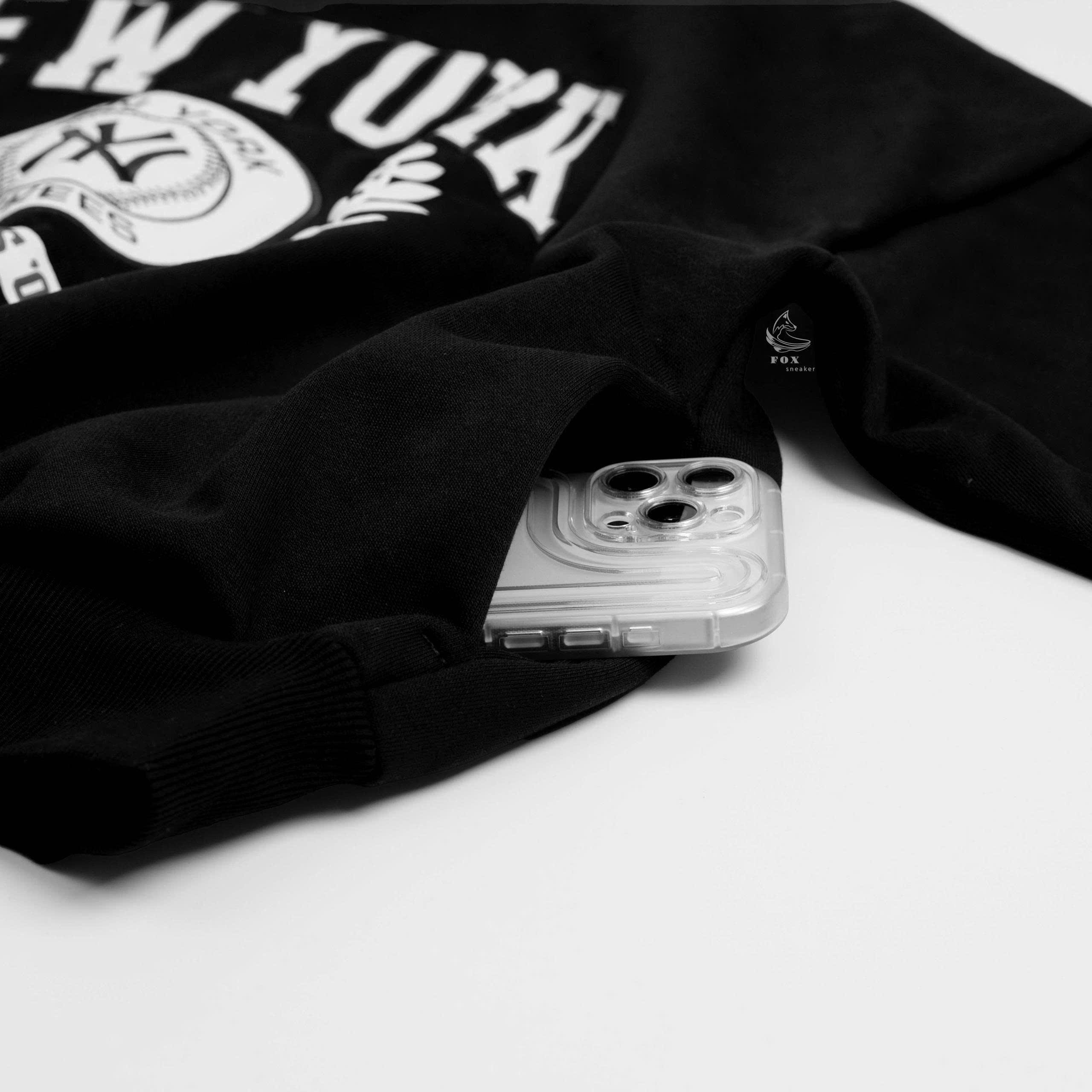 2018 - Áo Hoodie New Era NY New York Yankess Laurel Đen [HÀNG CHÍNH HÃNG]