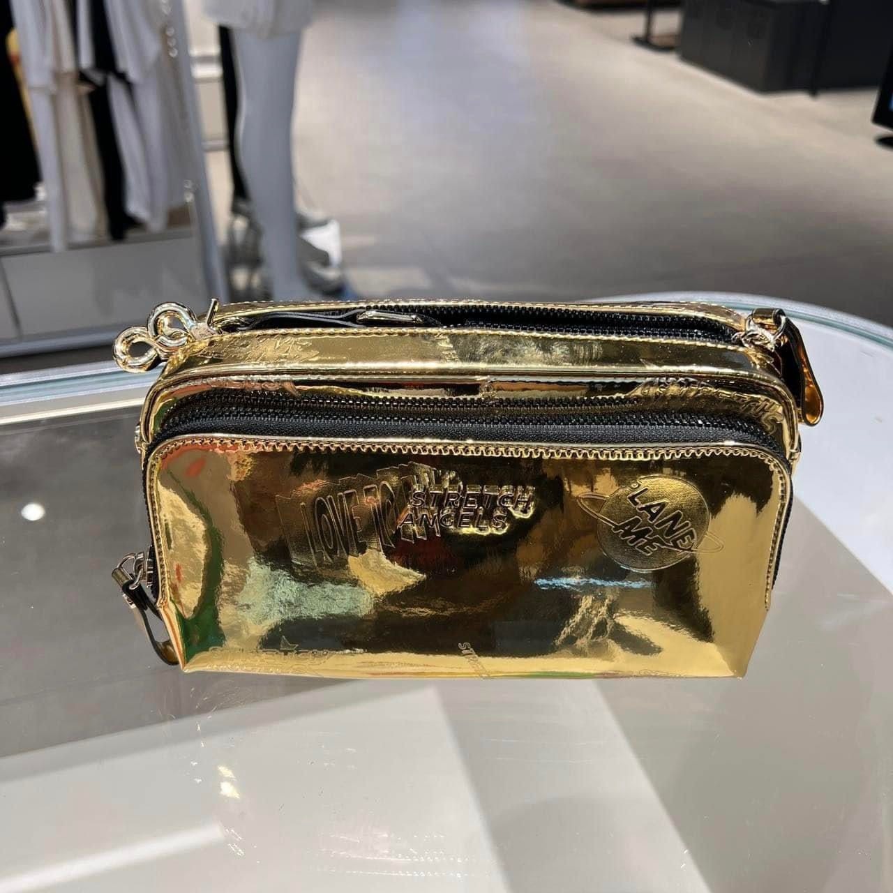 602 -   Túi Đeo Chéo Stretch Angels Panini Bag Gold Màu Vàng SUMR01911-GO [HÀNG CHÍNH HÃNG]