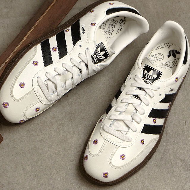 1362 - Giày Adidas Samba OG White Embroidered Floral IF4398 [CHÍNH HÃNG]