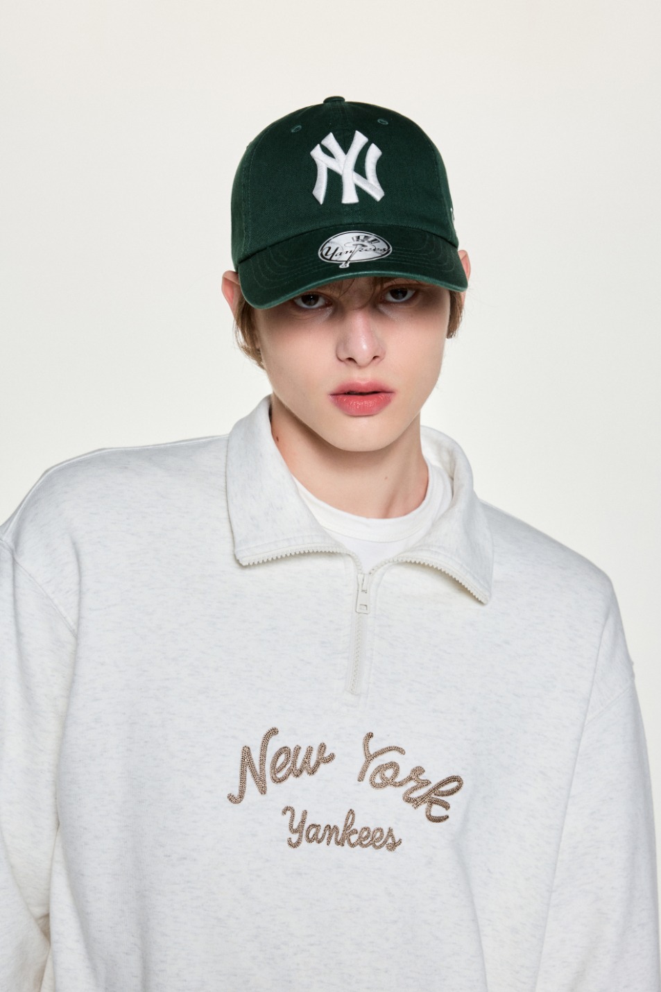1889 - Nón MLB NY Signature Unstructured New York Yankee Green 3ACPB245N-50GNS [HÀNG CHÍNH HÃNG]