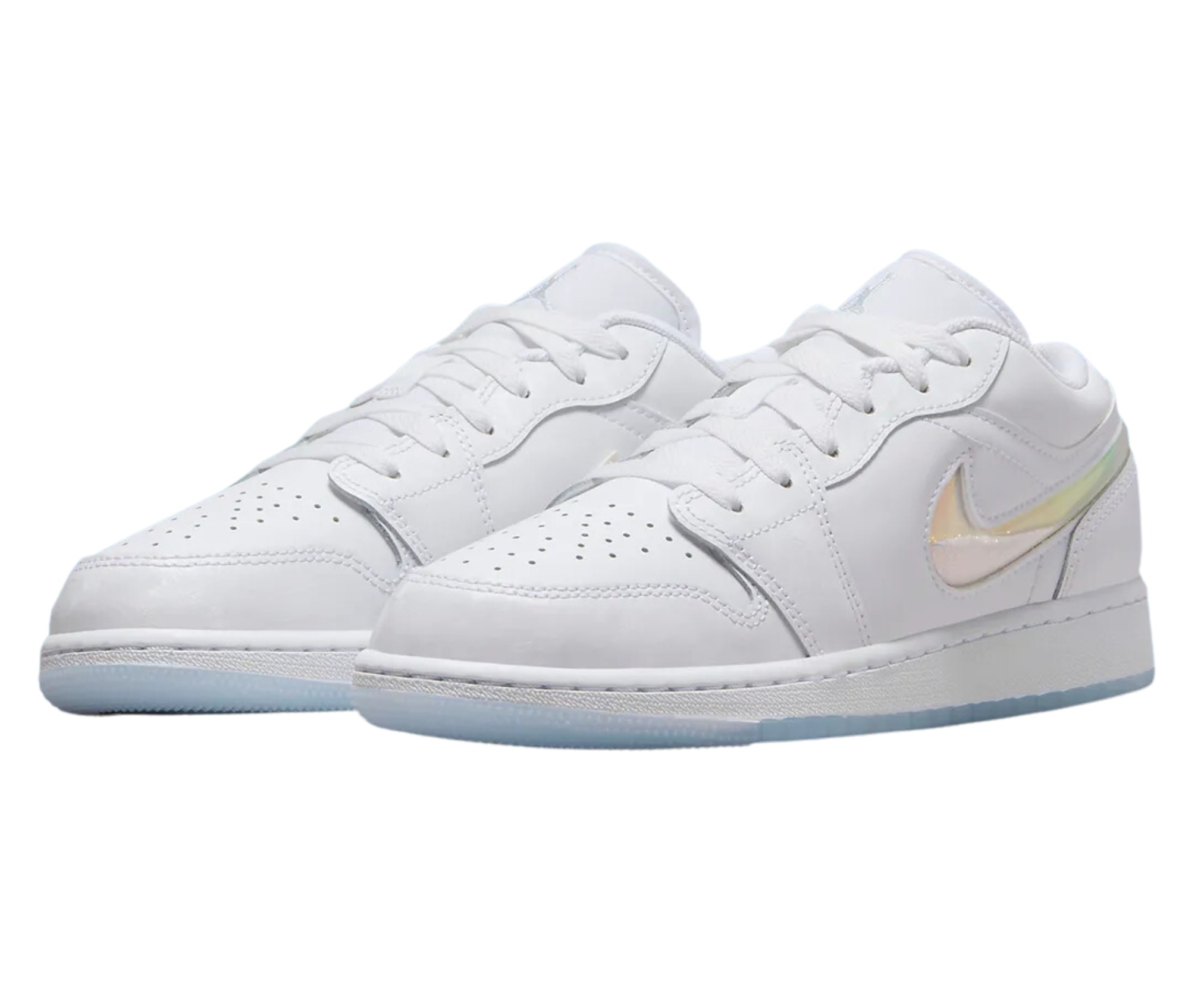 729 -  Giày Nike Air Jordan 1 Low Shines Glitter Swoosh FQ9112 100 [HÀNG CHÍNH HÃNG]