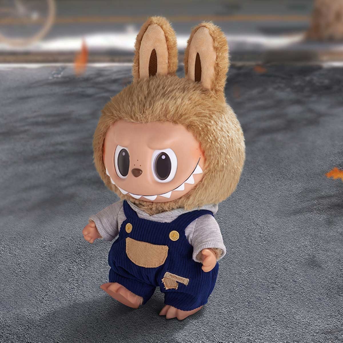 1147 - Gấu Bông Art Toy Labubu Time To Chill POP MART - Size 38cm - [HÀNG CHÍNH HÃNG]