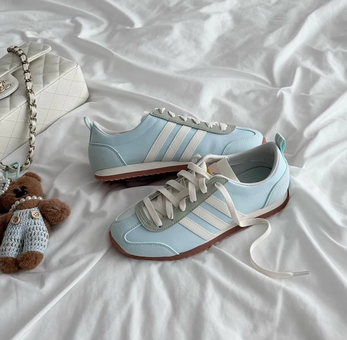1776 - Giày Adidas VS JOG 2.0 ‘White Blue’ JI2434 [HÀNG CHÍNH HÃNG]