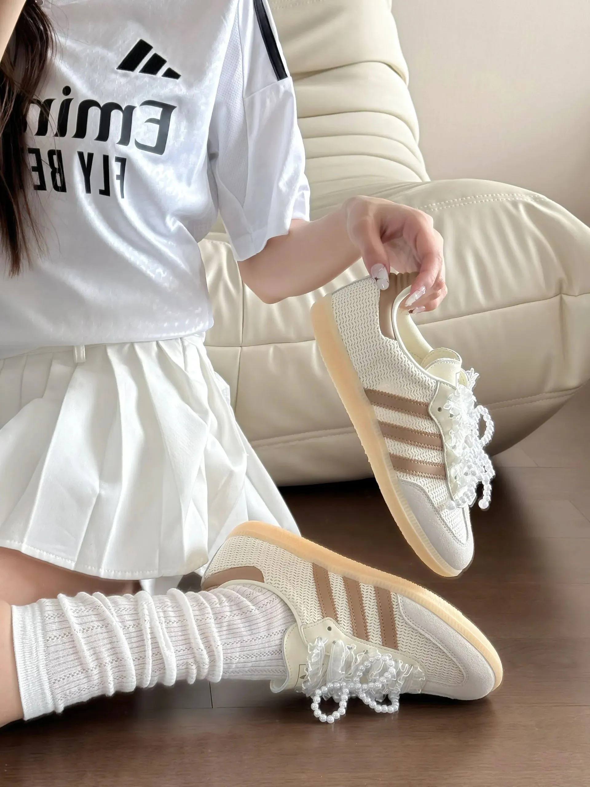 1342 - Giày Adidas Originals Samba OG Crystal Sand JI3185 [CHÍNH HÃNG]