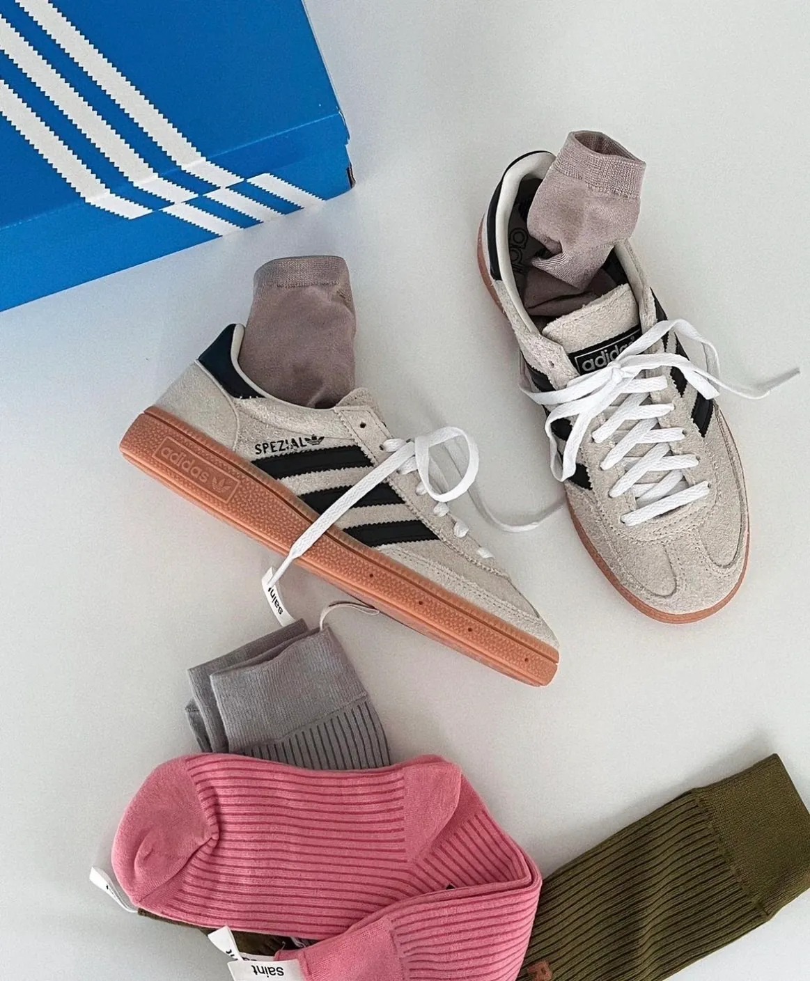 2584 - Giày Adidas Handball Spezial W Aluminium IF6562 [HÀNG CHÍNH HÃNG]