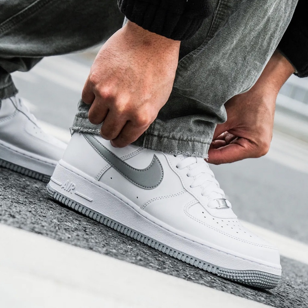 755 -  Giày Nike Air Force 1 White Light Smoke Grey FJ4146 100  [HÀNG CHÍNH HÃNG]