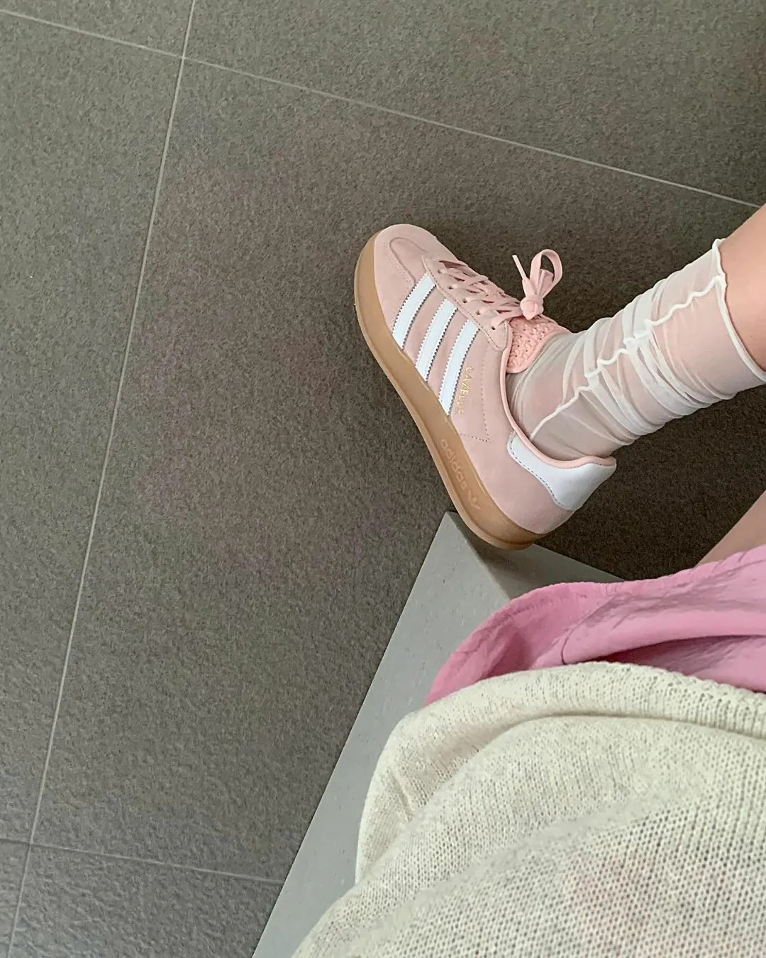 1078 -  Giày Adidas Gazelle Indoor Sandy Pink - Code IH5484 [HÀNG CHÍNH HÃNG]