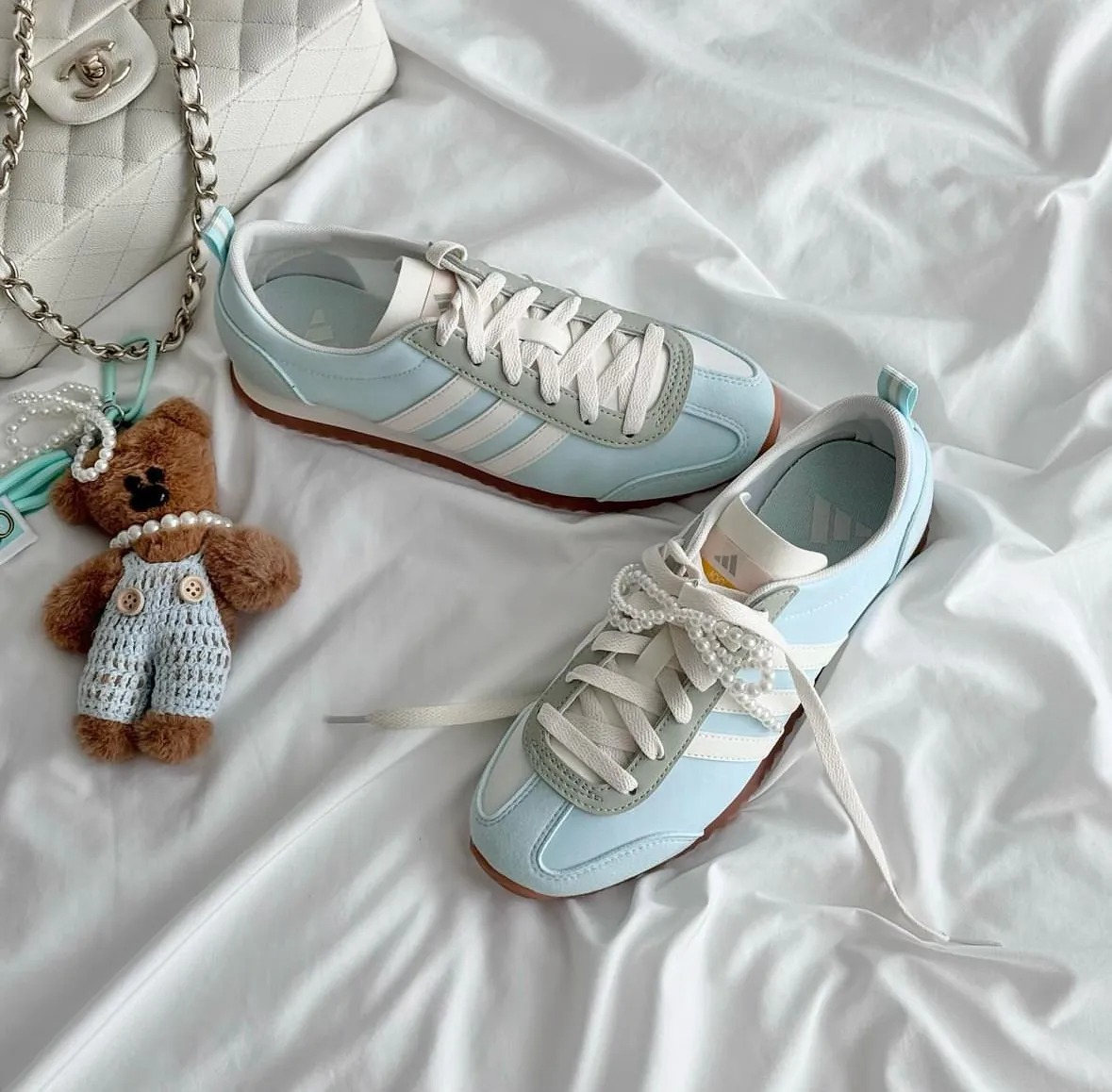 1776 - Giày Adidas VS JOG 2.0 ‘White Blue’ JI2434 [HÀNG CHÍNH HÃNG]