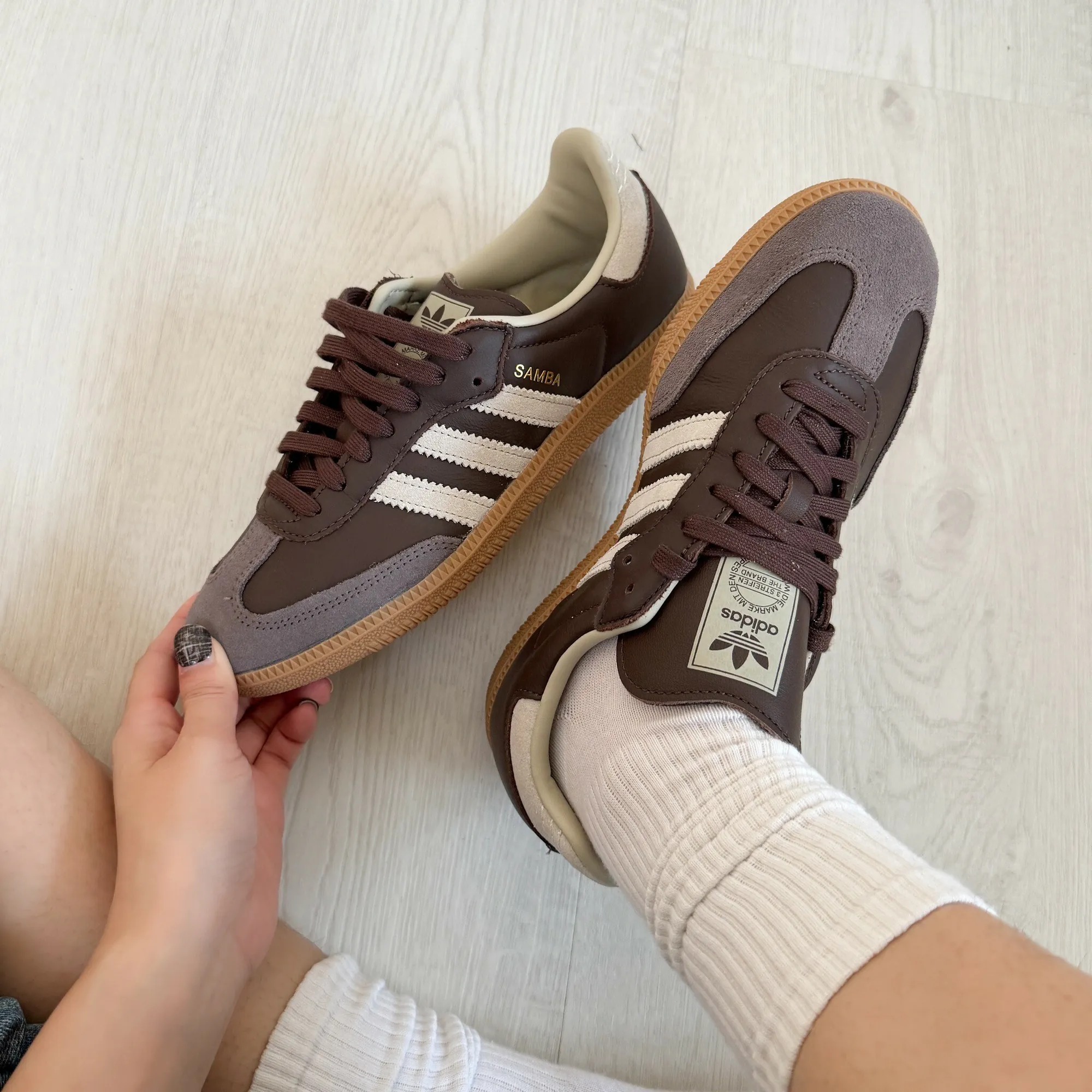 1339 - Giày Adidas Samba OG Brown Putty Grey ID1481 [CHÍNH HÃNG]