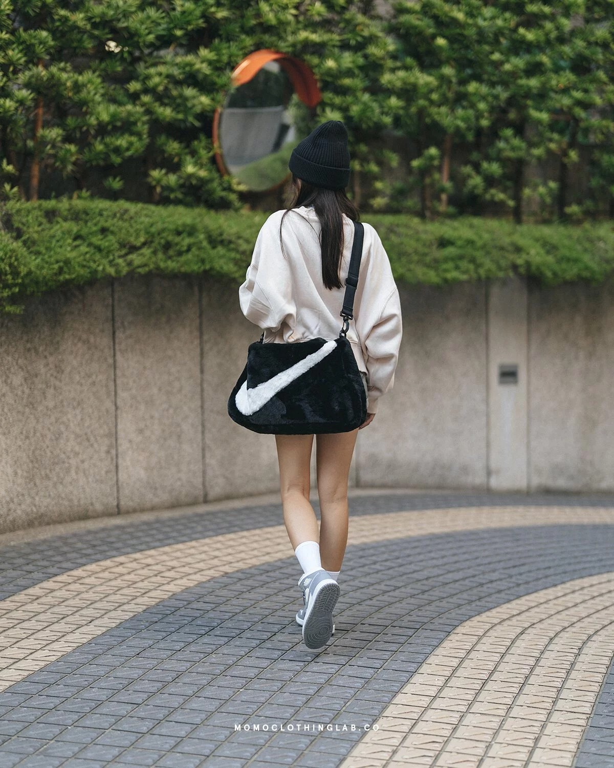 1760 - Túi Nike Lông Faux Fur Tote Diffused DQ5804-010 [HÀNG CHÍNH HÃNG]