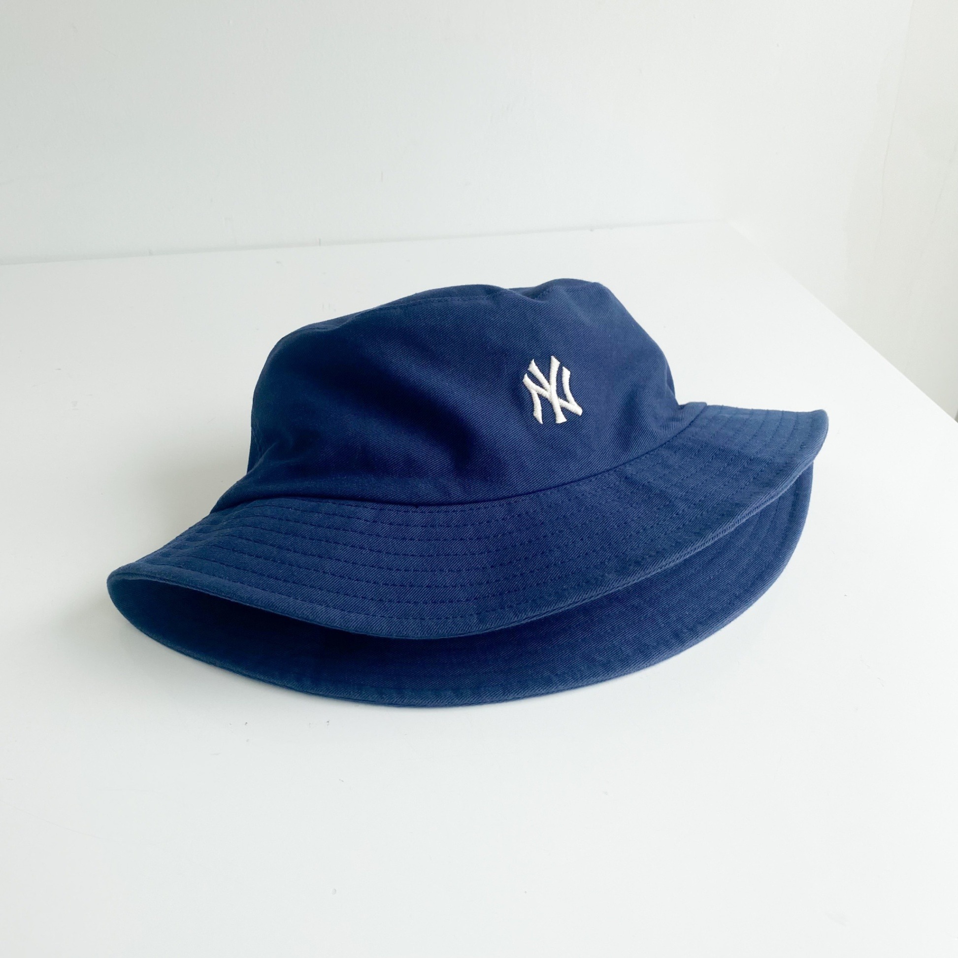 363 -  Nón Bucket MLB NY - Xanh Than [HÀNG CHÍNH HÃNG]