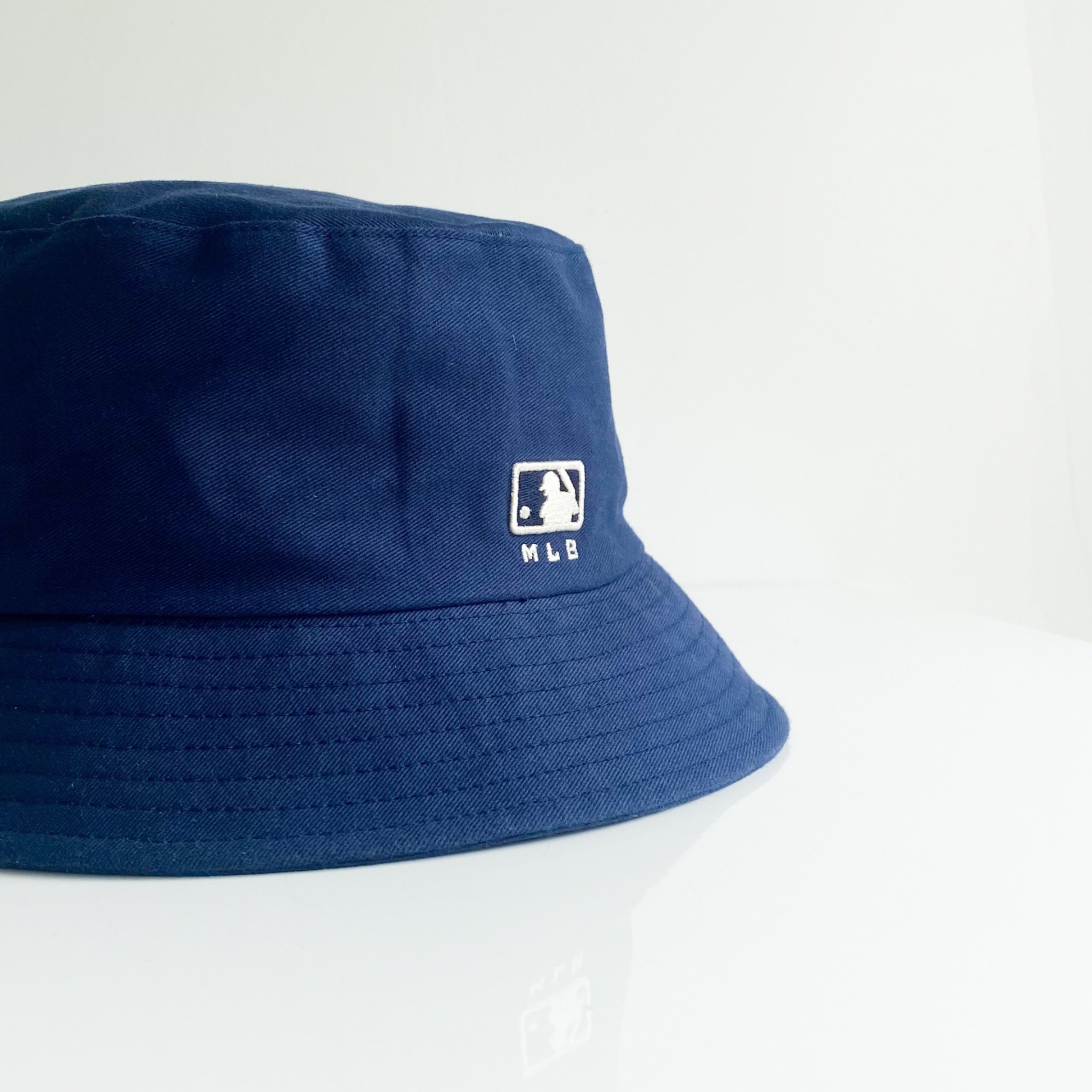 363 -  Nón Bucket MLB NY - Xanh Than [HÀNG CHÍNH HÃNG]