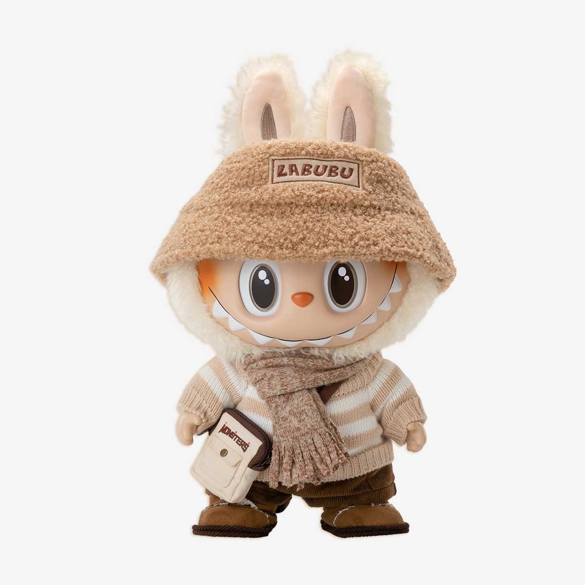 1148 - Gấu Bông Art Toy Labubu Dress Be Latte POP MART - Size 38cm - Code 6941848280091 [HÀNG CHÍNH HÃNG]