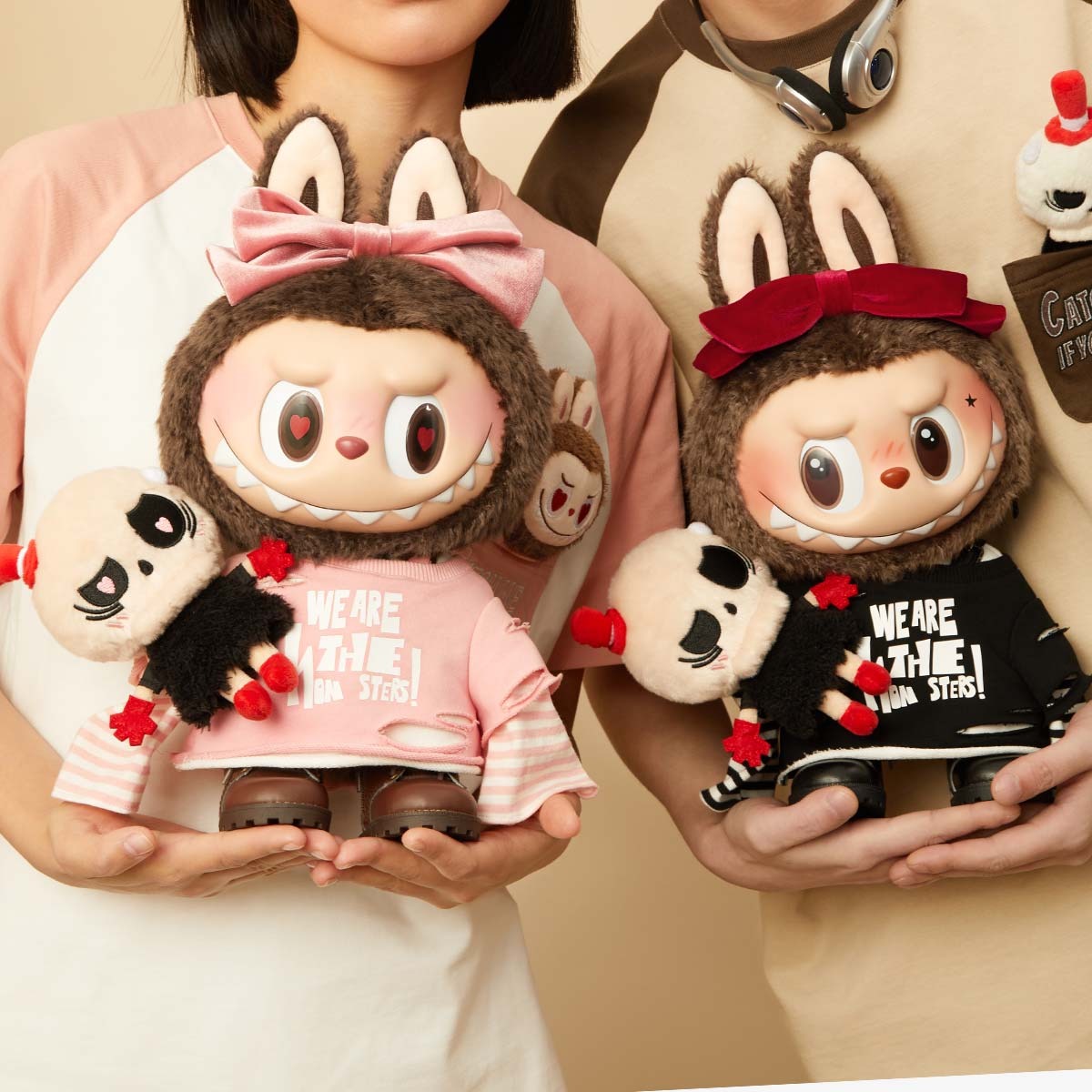 1159 - Labubu Catch Me If You Like Me Secret Màu Hồng Gấu Bông Art Toy  - POP MART The Monsters Series Vinyl Plush Pendant Doll - Size 38cm - Code 6941848280091 [HÀNG CHÍNH HÃNG]