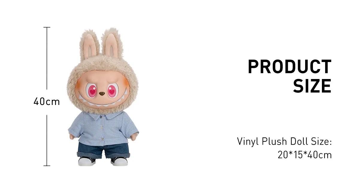 1123 -  Labubu Flip With Me V2 - Size 40cm  - Gấu Bông Art Toy [HÀNG CHÍNH HÃNG]  POP MART