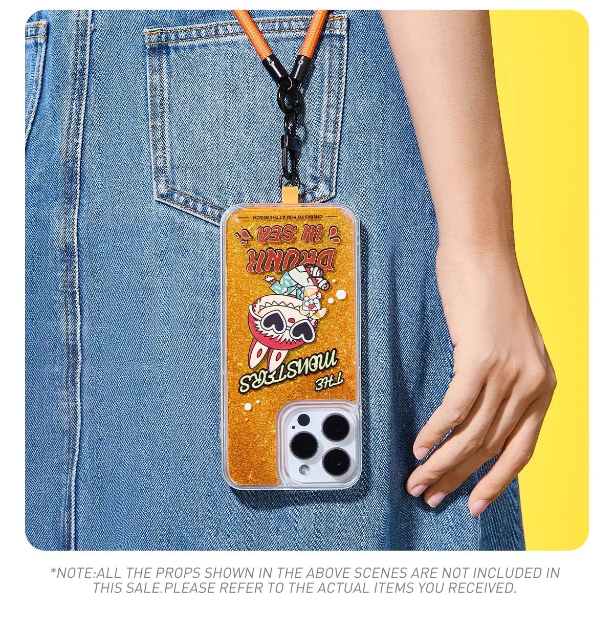 1166 -  Ốp Lưng Labubu Drunk In Sea - The Monsters Enchanted by the Seaside Series Phone Case  - [HÀNG CHÍNH HÃNG] Pop Mart - Iphone 14 15 Pro/Promax