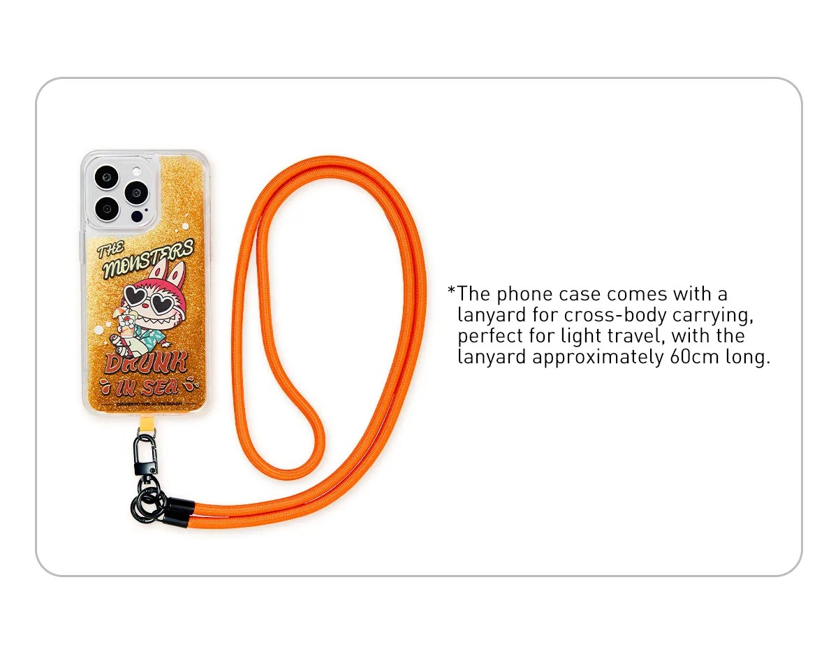 1166 -  Ốp Lưng Labubu Drunk In Sea - The Monsters Enchanted by the Seaside Series Phone Case  - [HÀNG CHÍNH HÃNG] Pop Mart - Iphone 14 15 Pro/Promax