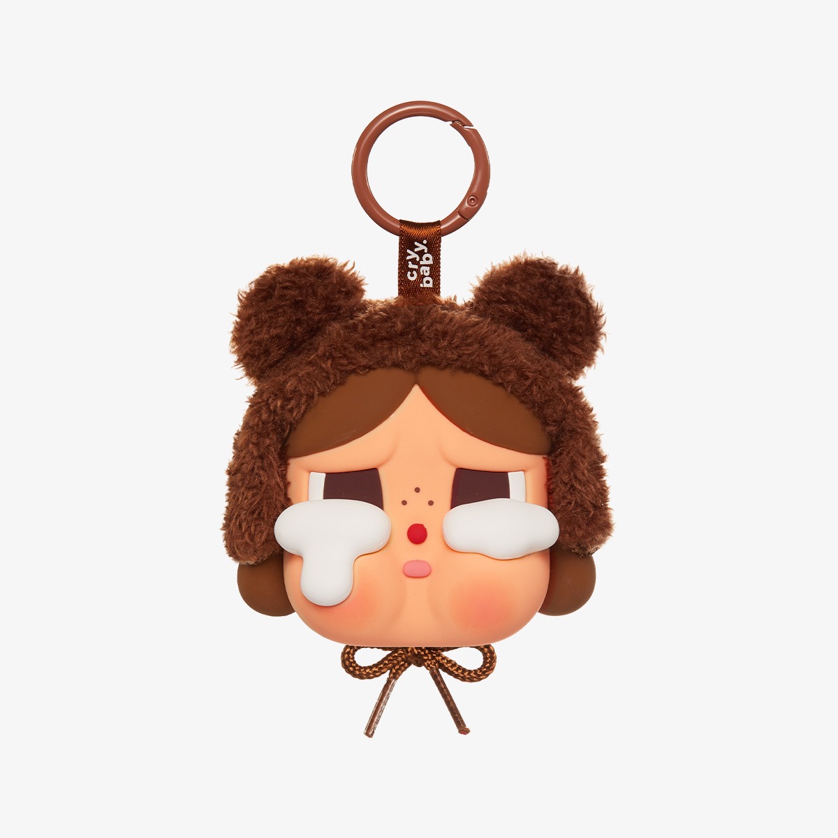 1379 - Case Gấu Nâu Crybaby Crying Again Love Make Us Cry - Mô Hình Case Airpod Art Toy POP MART CRYBABY Crying Again Series Earphone Case Code 12403190032 [HÀNG CHÍNH HÃNG]