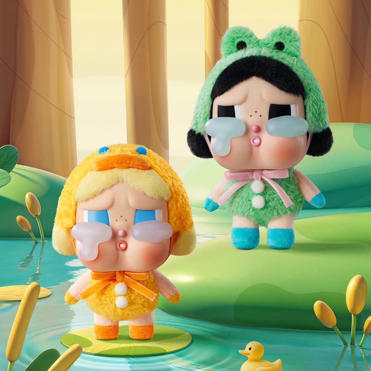 1169  - Crybaby Crying Again Set 6 Box - Mô Hình Gấu Bông Art Toy POP MART CRYBABY Crying Again Series-Vinyl Face Plush [HÀNG CHÍNH HÃNG]