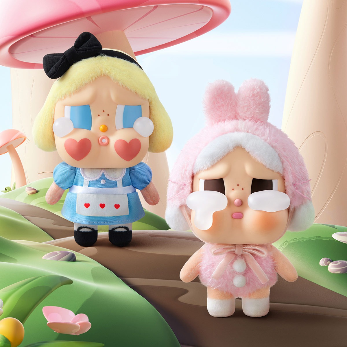 1169  - Crybaby Crying Again Set 6 Box - Mô Hình Gấu Bông Art Toy POP MART CRYBABY Crying Again Series-Vinyl Face Plush [HÀNG CHÍNH HÃNG]