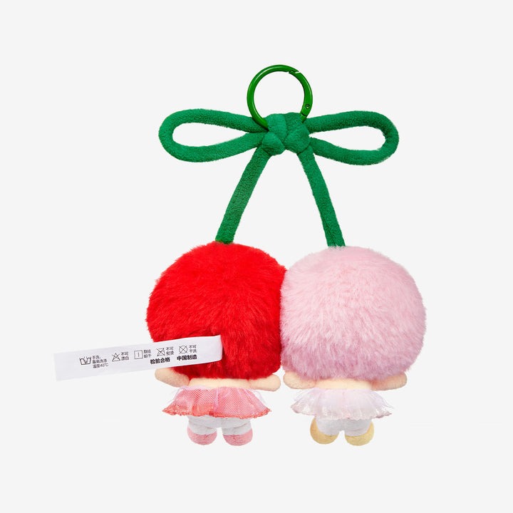 1314 - Crybaby Cherry - POPMART CRYBABY Crying For Love Series Love You Cherry Much Vinyl Plush Hanging Card [CHÍNH HÃNG]