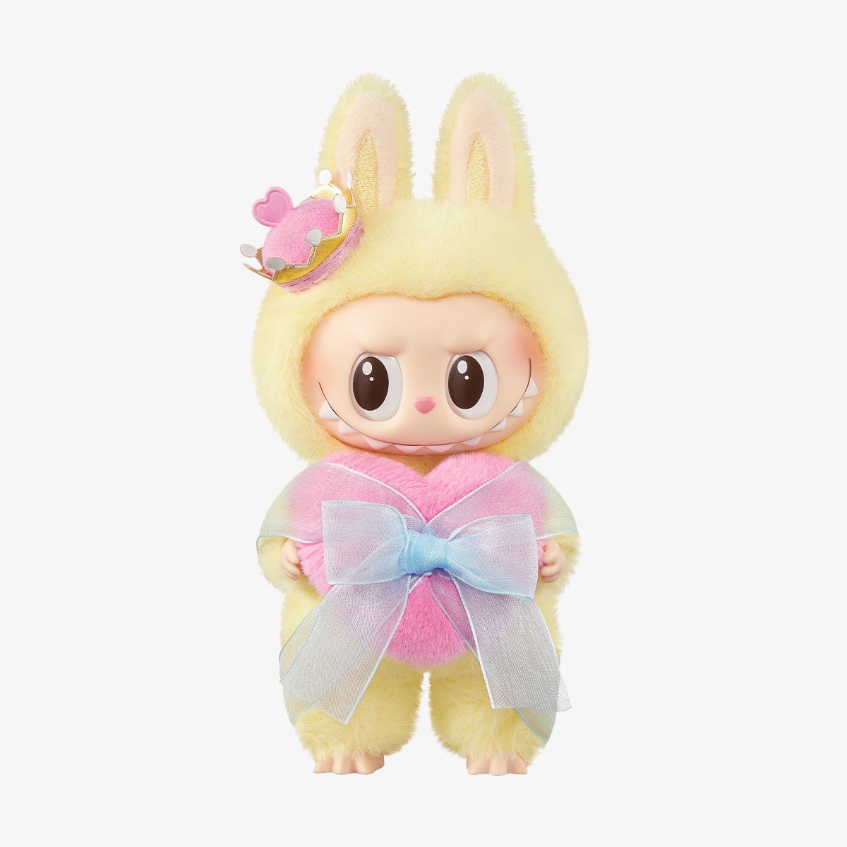1324 - Labubu Queen Labubu Vàng - POPMART THE MONSTERS Let's Checkmate Series-Vinyl Plush Hanging Card 17cm Móc Treo Art Toy [CHÍNH HÃNG]