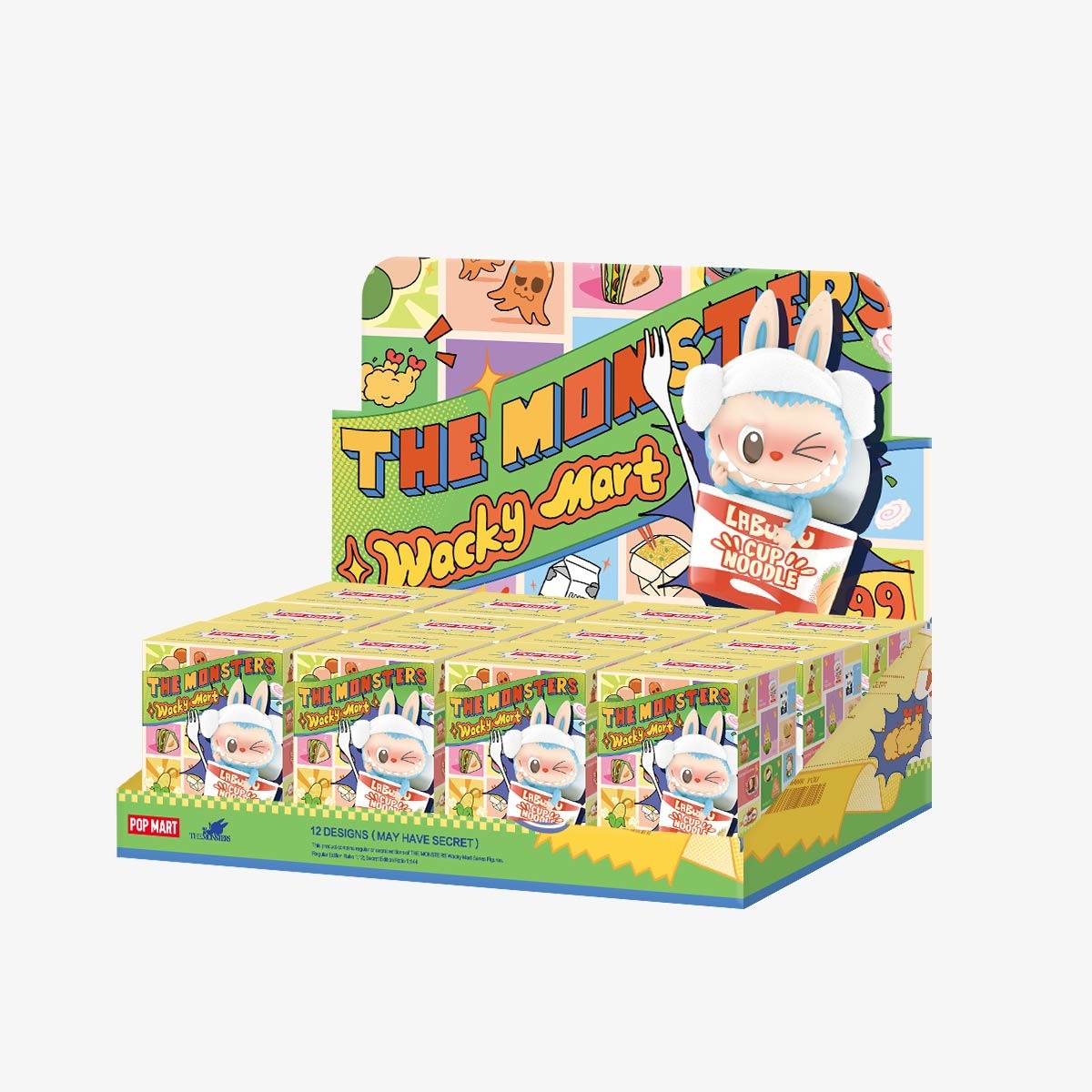1670 - Labubu Wacky Mart Series Figure POPMART The Monster - Full Set 12 Box [HÀNG CHÍNH HÃNG]