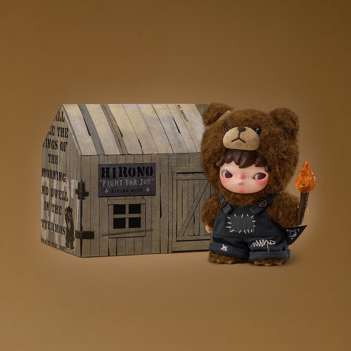 1552 - Hironio Gấu (Hi Gấu) - POPMART Hirono Living Wild Fight For Joy 6941313006058 [HÀNG CHÍNH HÃNG]